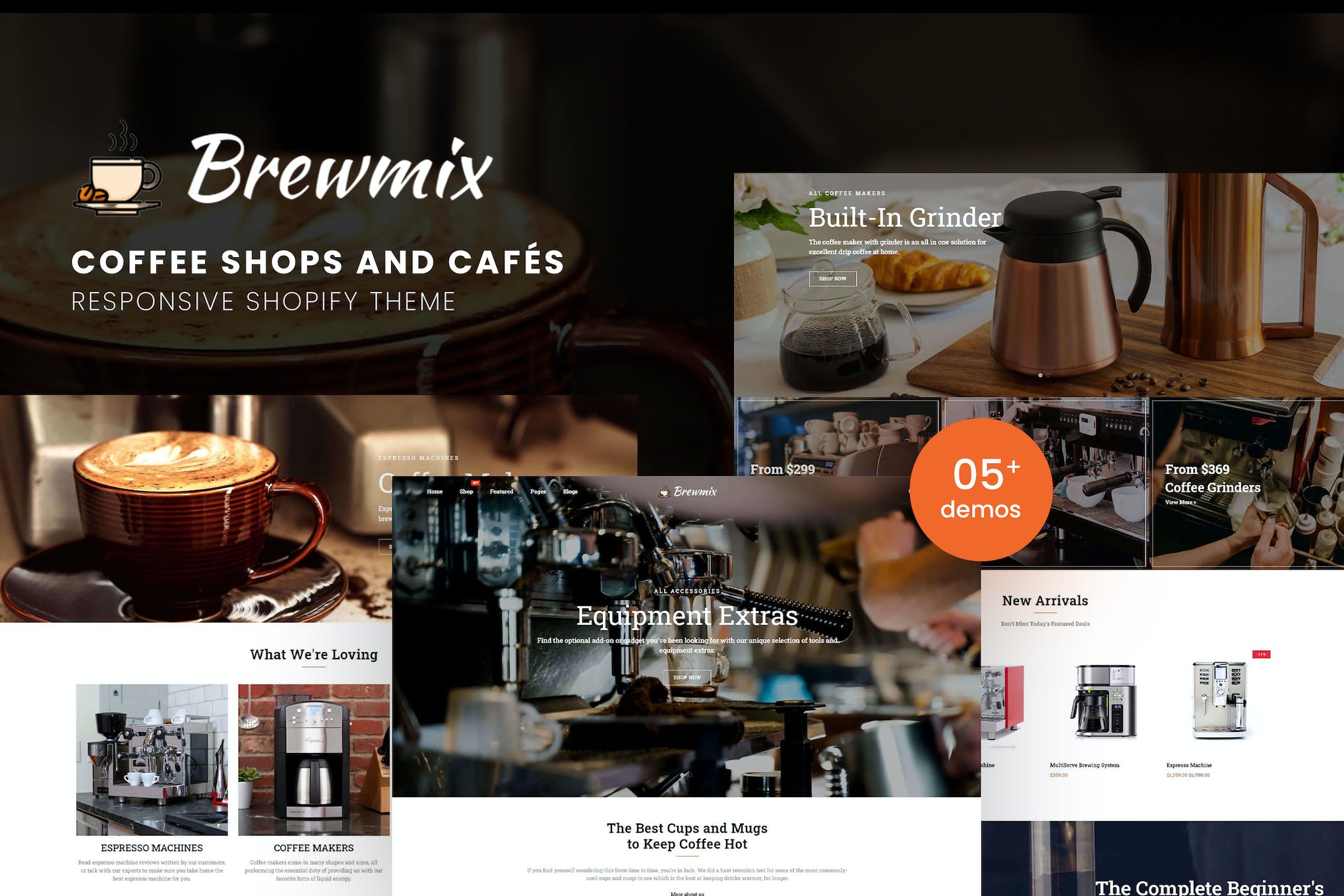 Brewmix – Coffee Shops and Cafés Shopify Theme