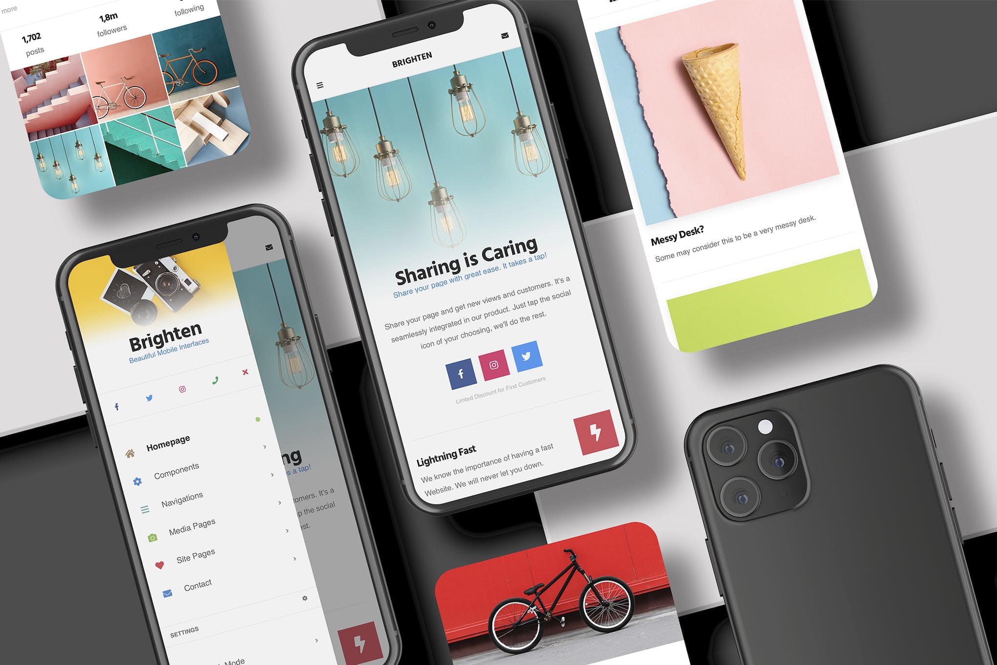 Brighten | PWA Mobile Template – Bootstrap 5