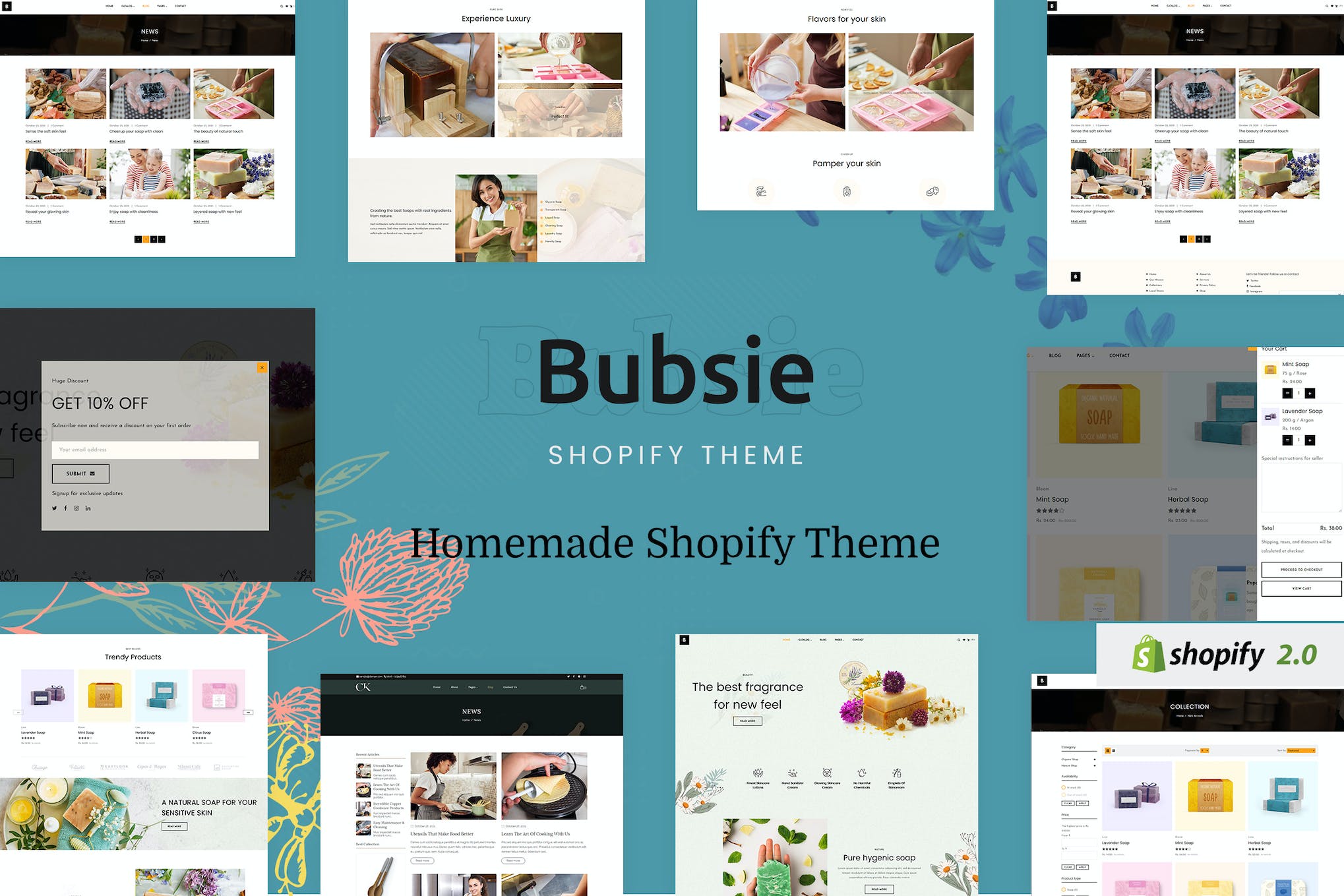 Bubsie – Handmade Shop, Cosmetics Shopify Theme