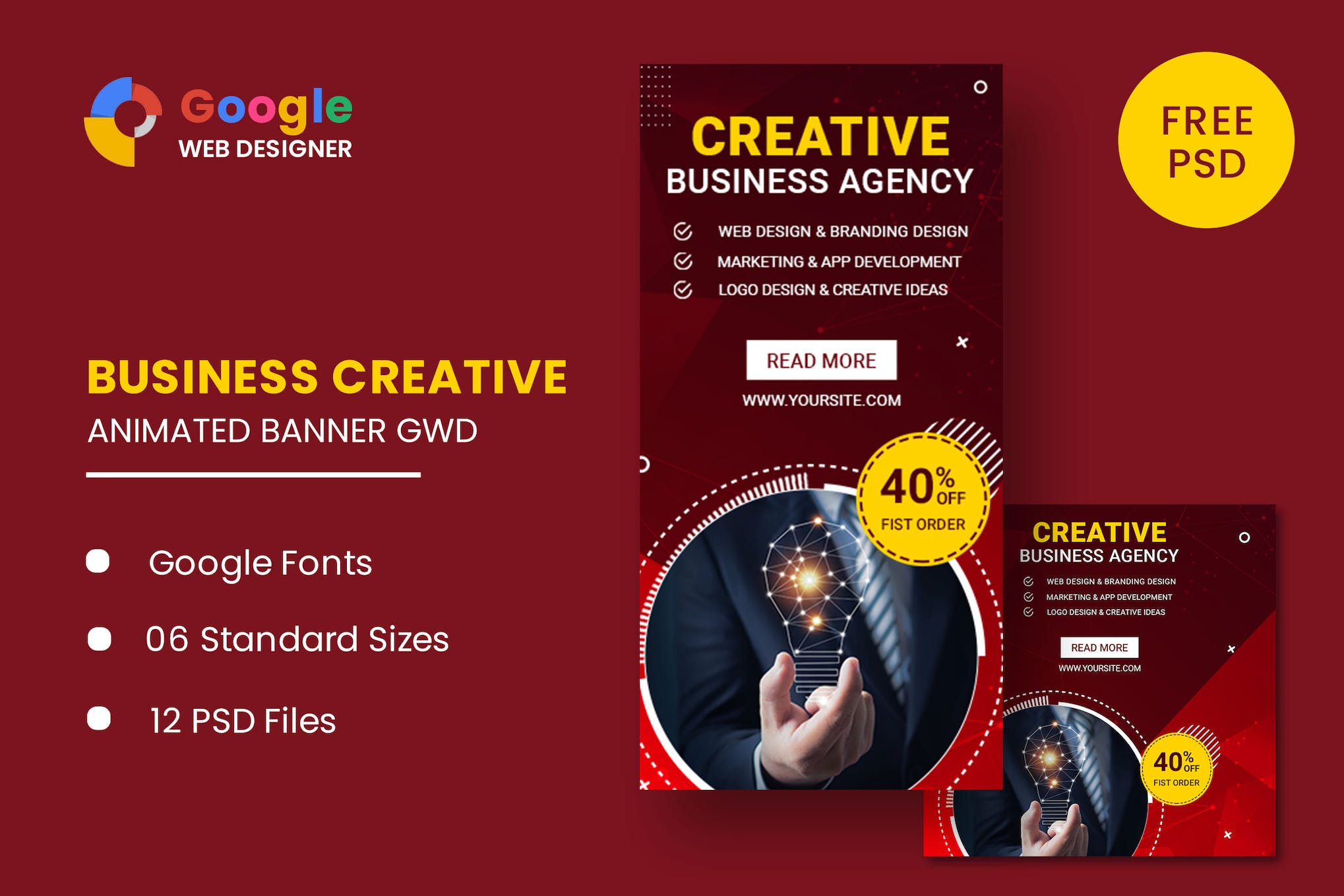 Business Creative Animated Banner GWD