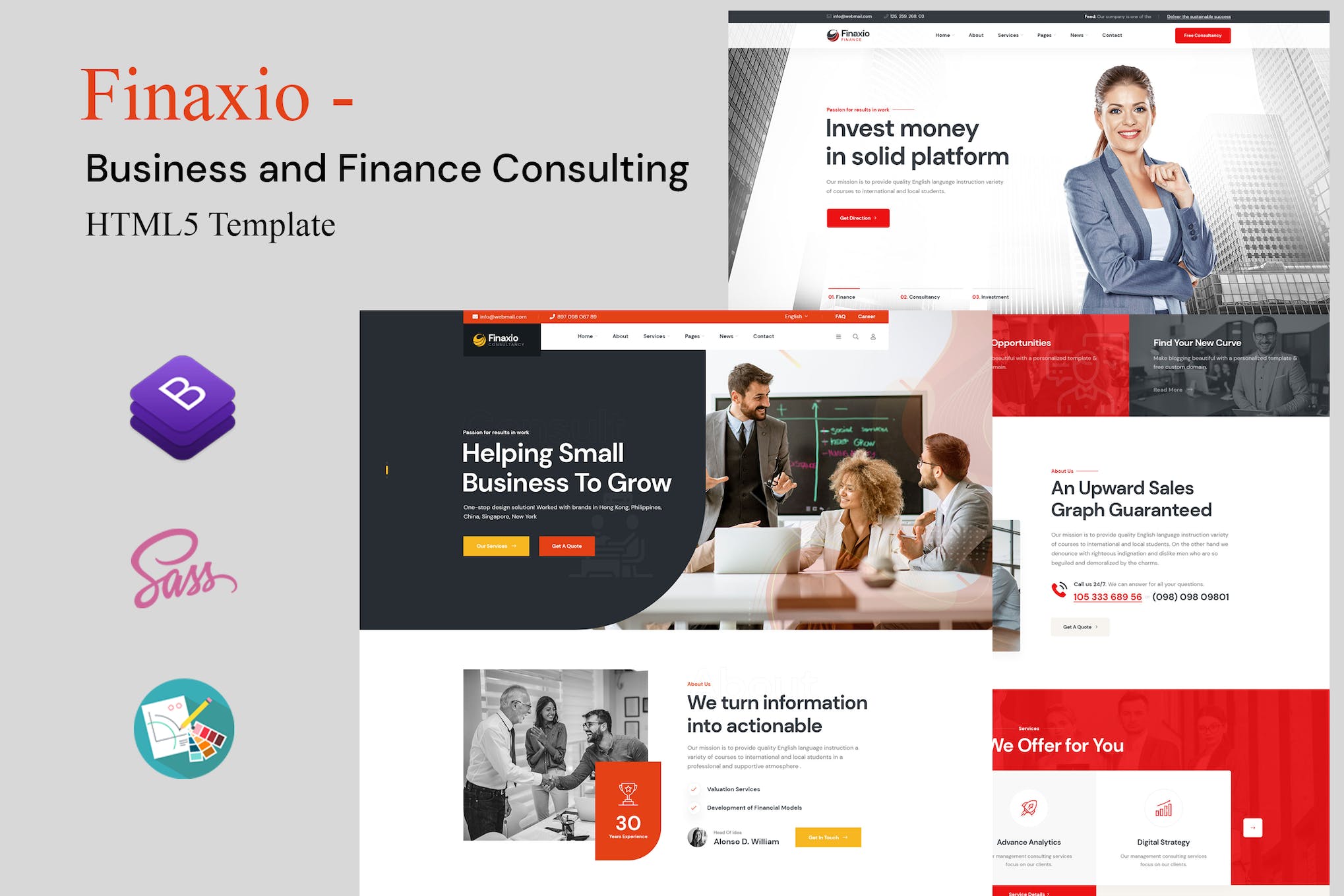 Business & Finance Consulting Bootstrap Template