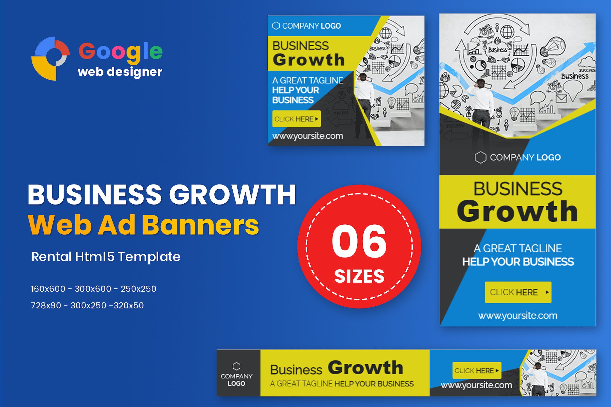 Business Growth Banners HTML5 – GWD