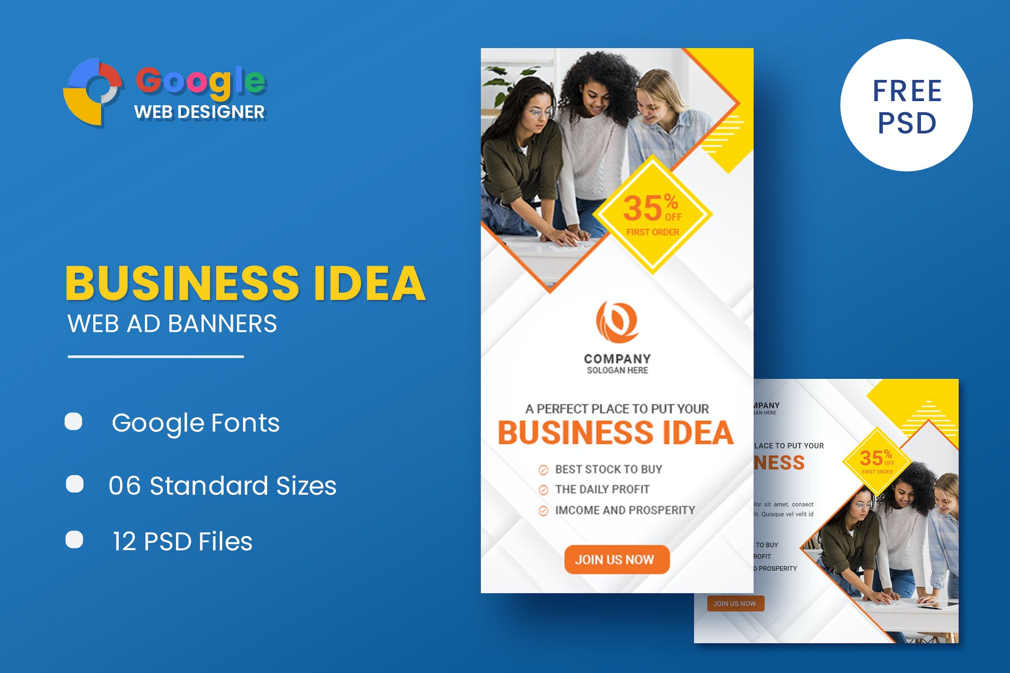 Business Idea Animated Banner GWD