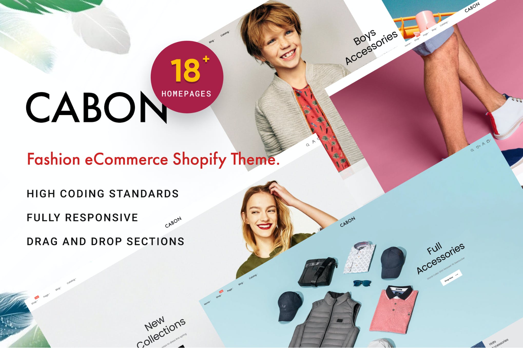 Cabon – Minimal Clean Multiple Shopify Theme