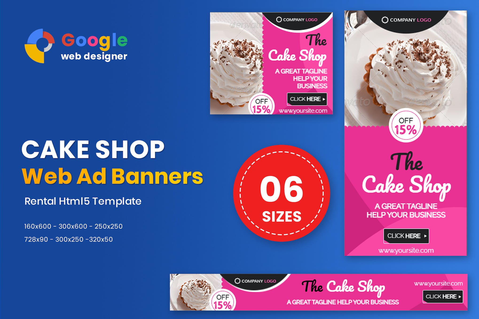 Cake Banners HTML5 – GWD