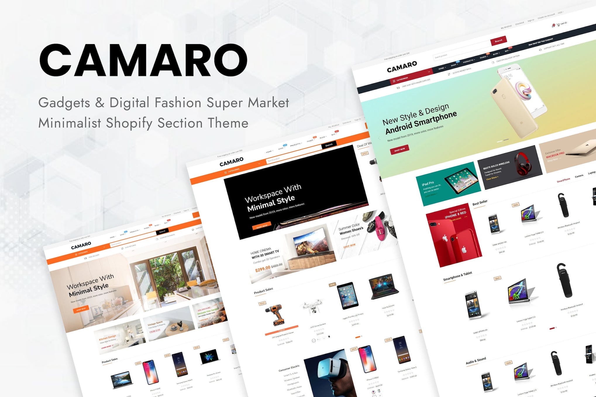 Camaro – Gadgets & Digital Shopify Theme