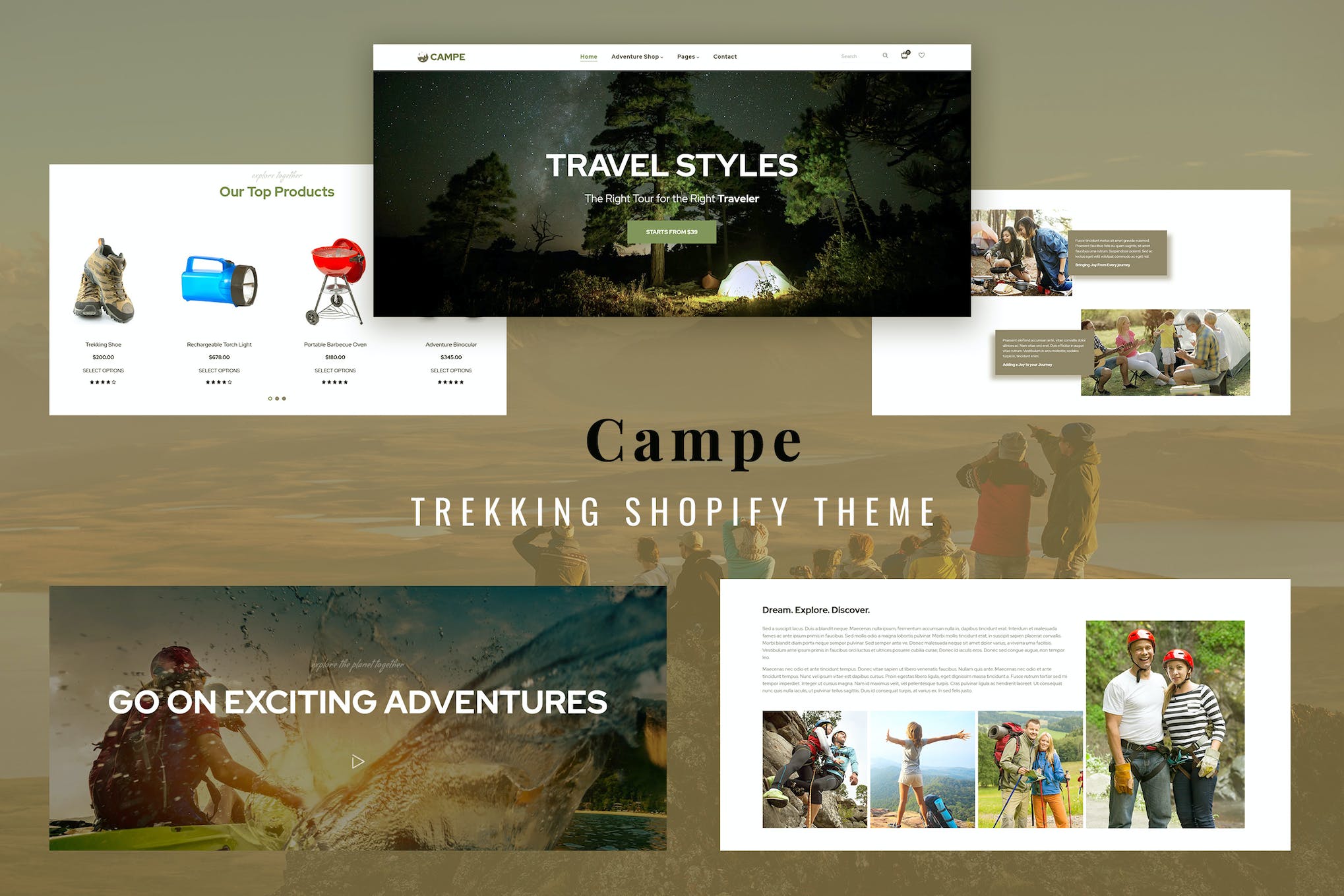 Campe – Camping & Adventure Shopify Theme