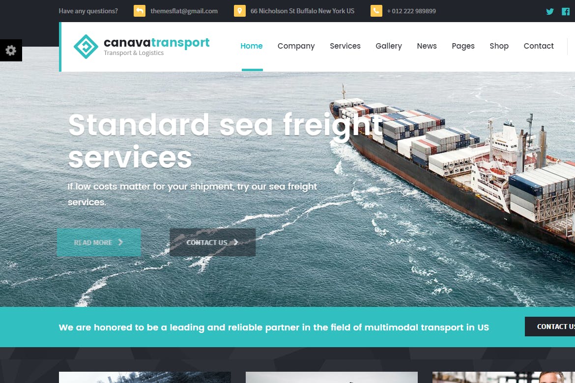 Canava – Logistics and Business HTML Template