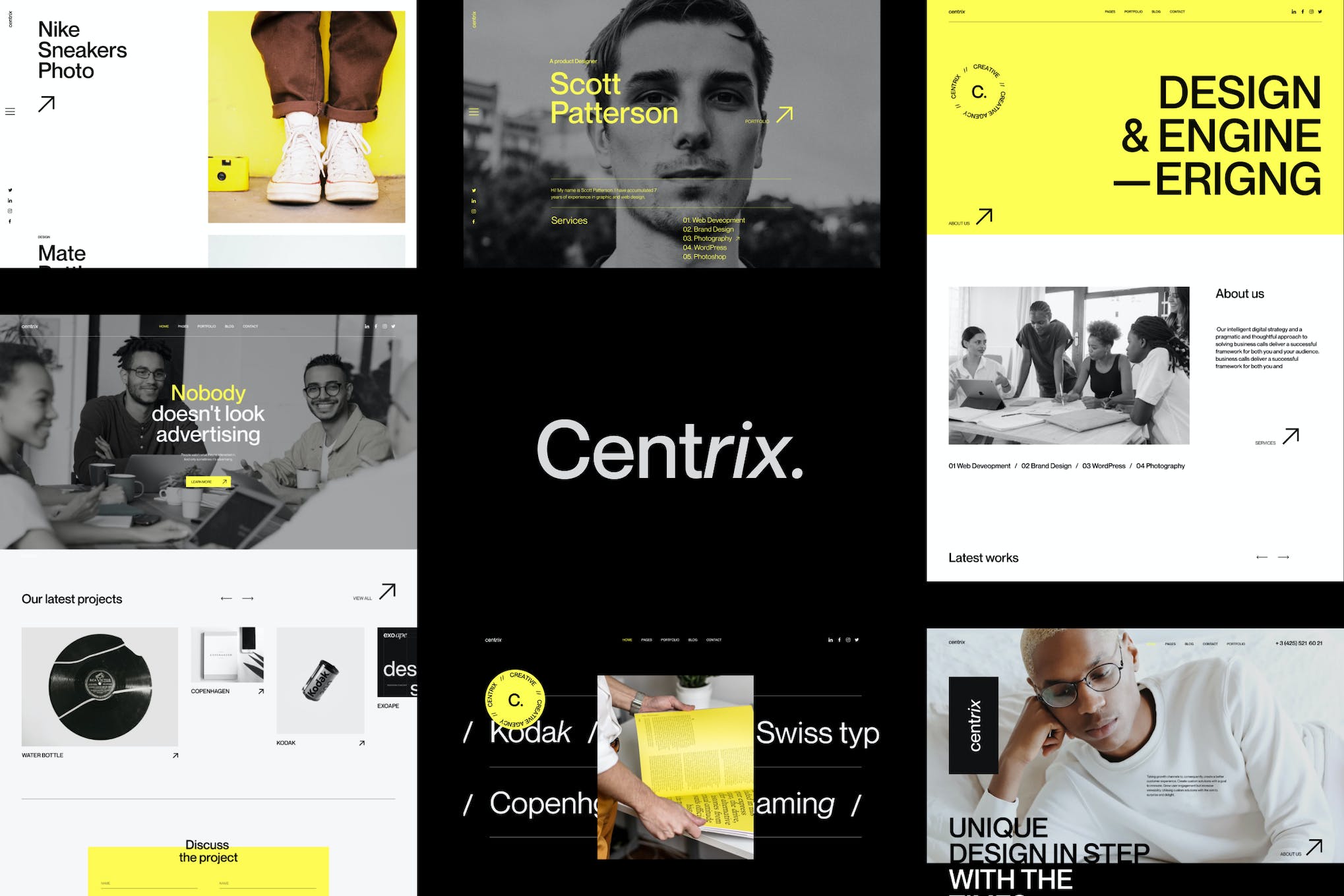 Centrix. – Agency & Portfolio HTML Template