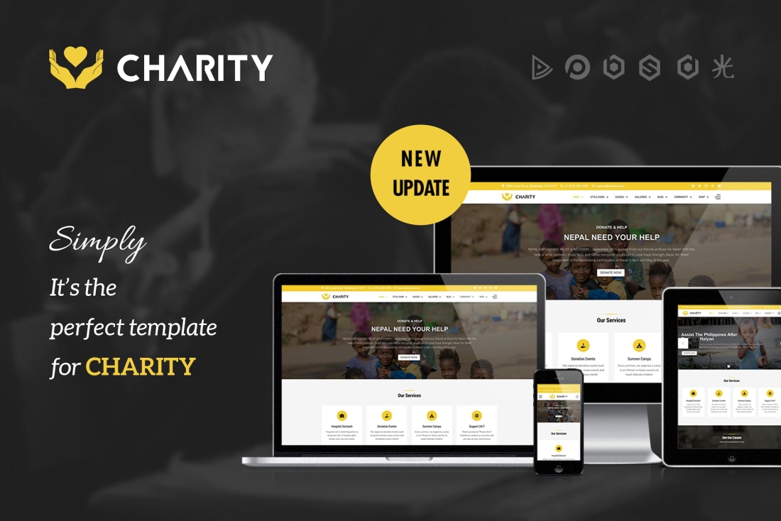 Charity - Nonprofit, Fundraising Joomla 4 Template