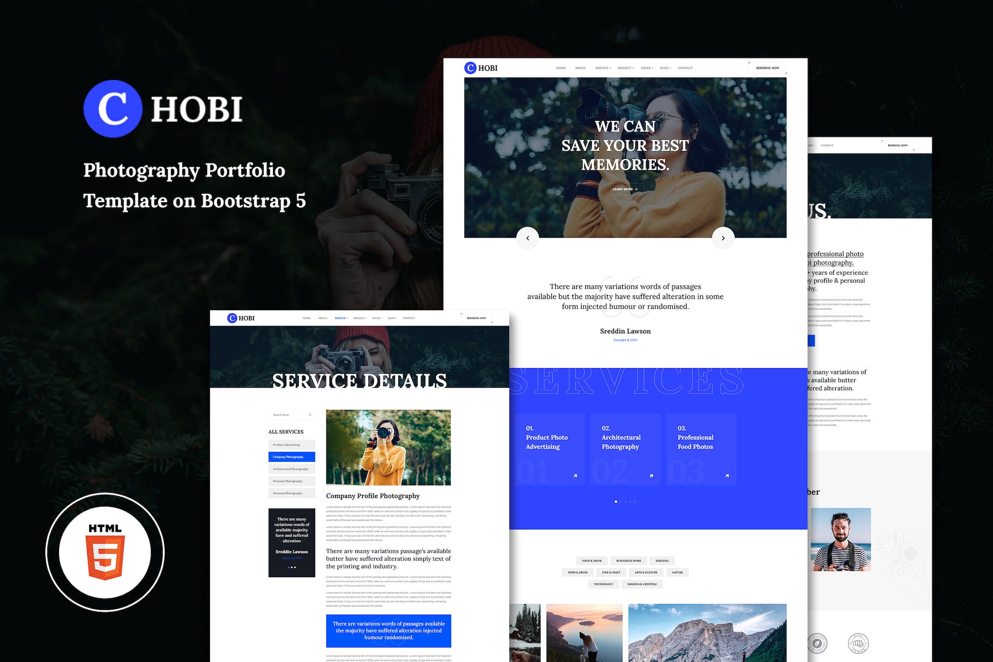 Chobi – Photography Portfolio Template