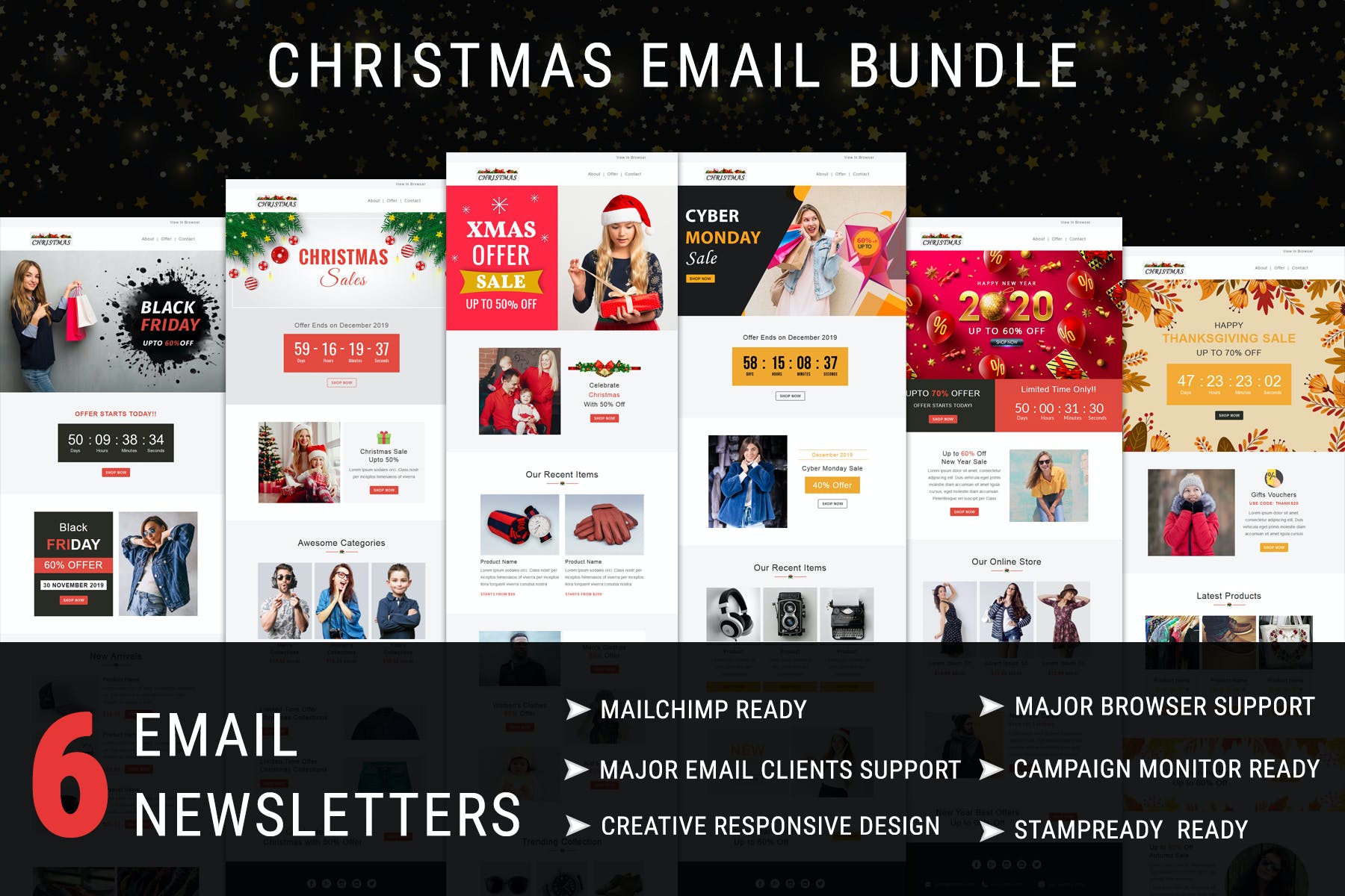 Christmas – Responsive Email Newsletter Templates