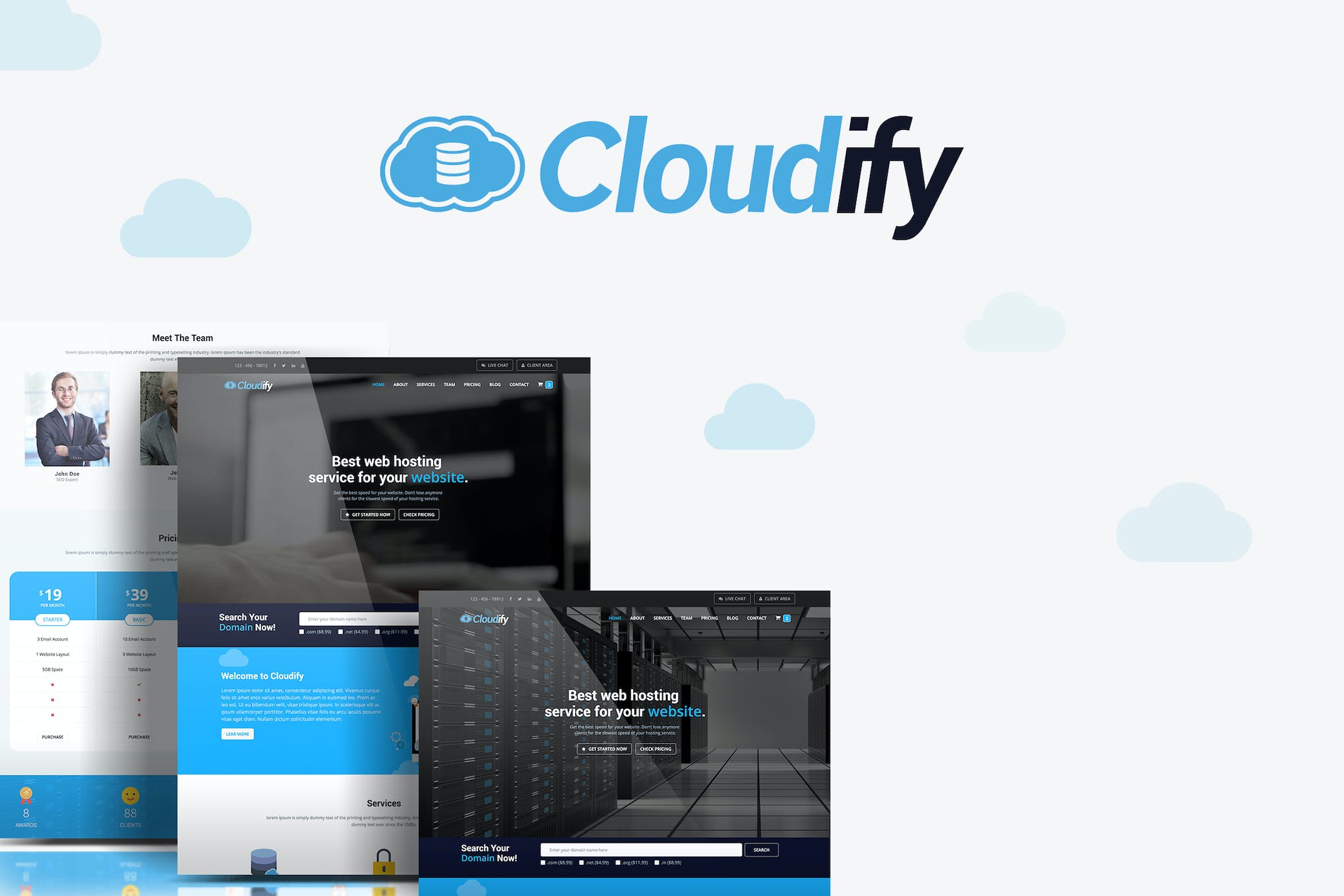 Cloudify – Web Hosting HTML Template