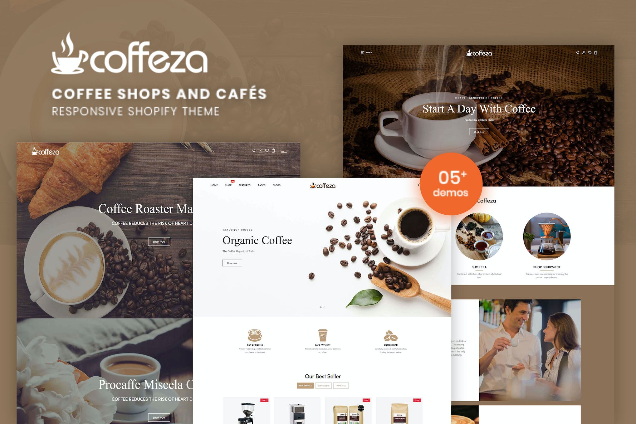 Coffeza – Coffee Shops and Cafés Shopify Theme