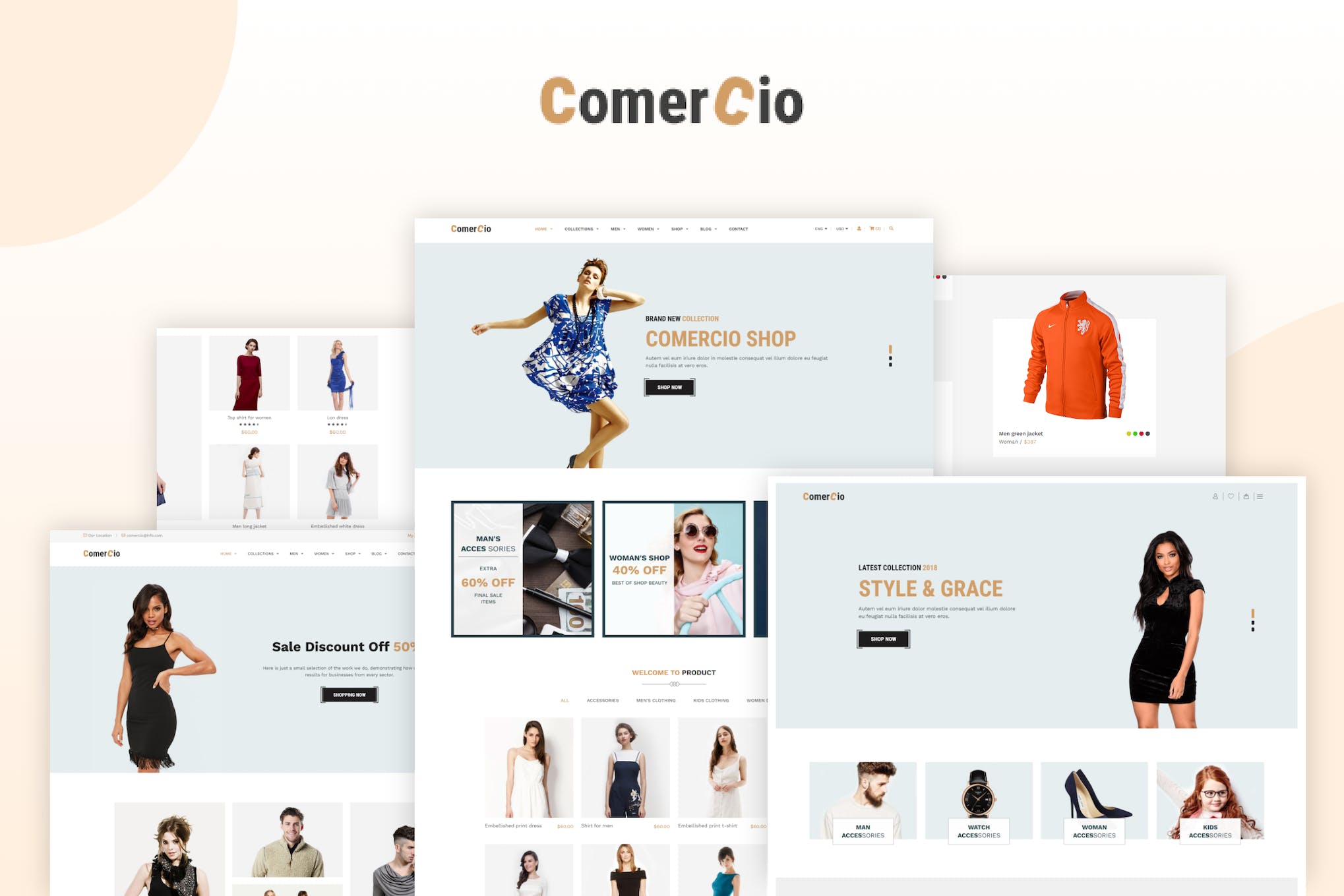 Comercio – Fashion Shop Ecommerce HTML Template