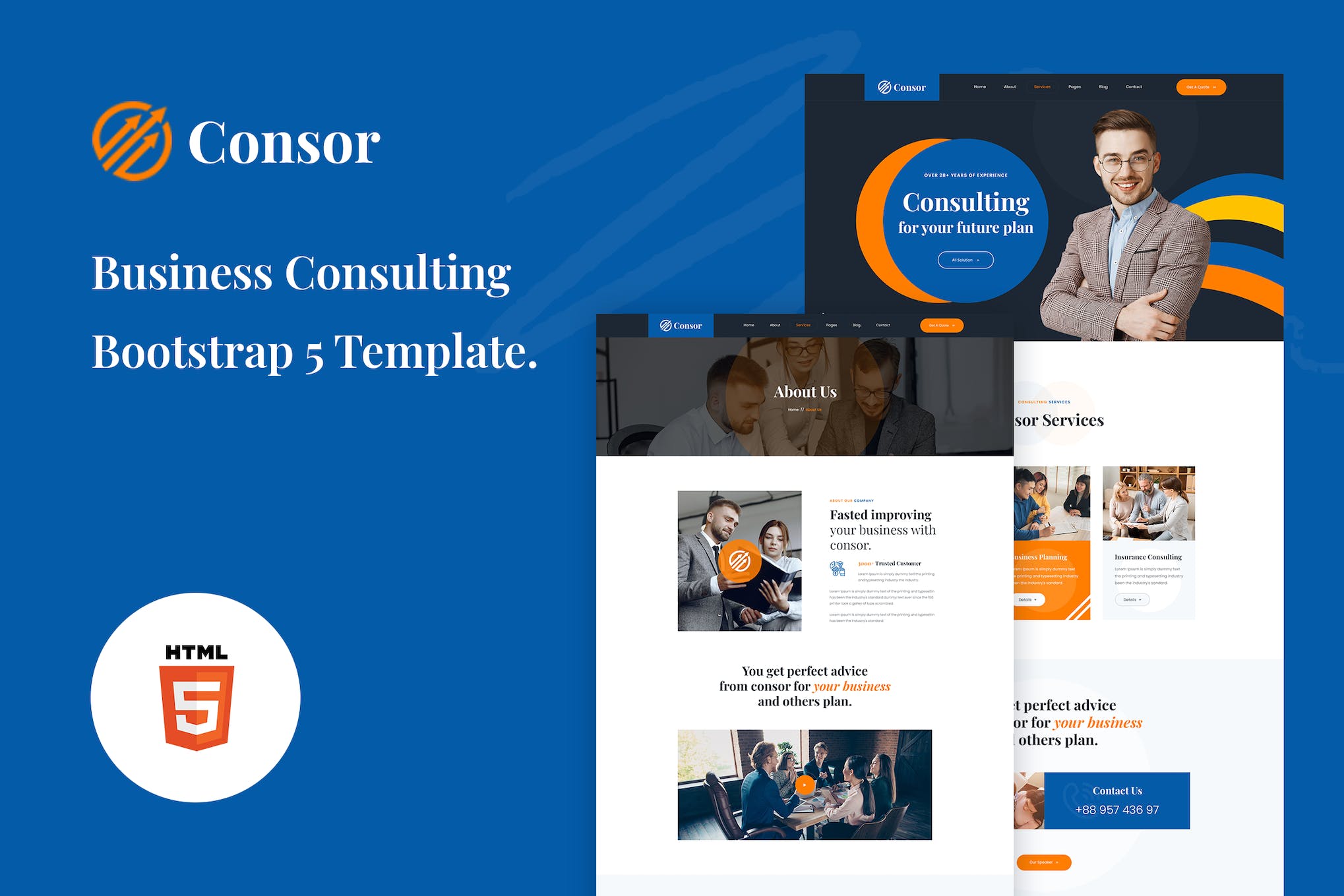 Consor – Business Consulting Bootstrap 5 Template