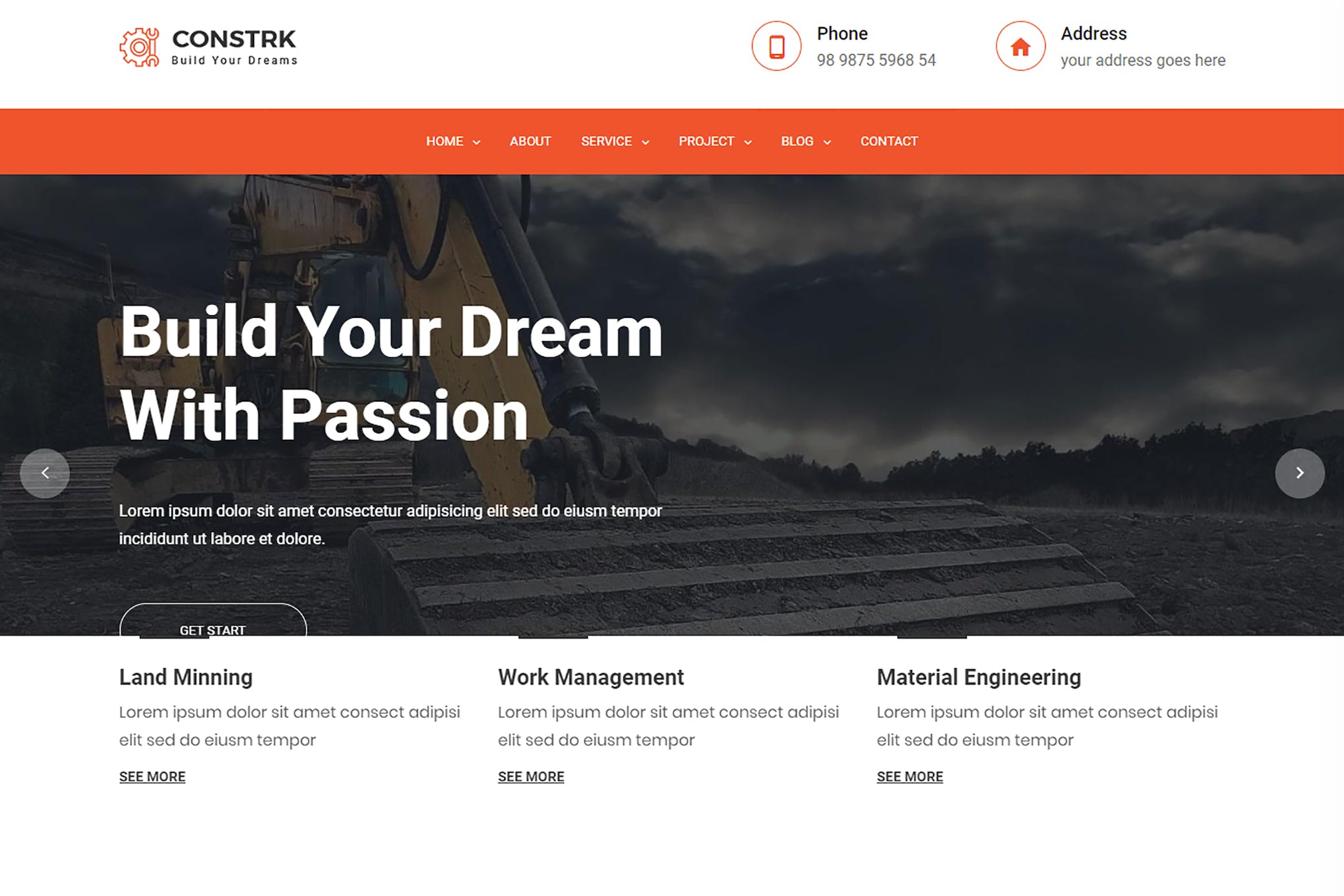 Constrk – Building construction HTML Template