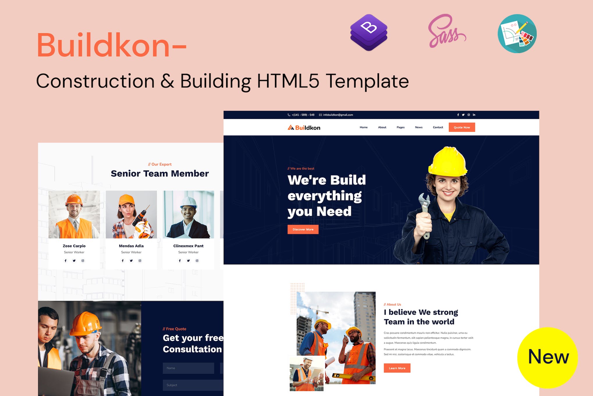 Construction & Building HTML5 Template