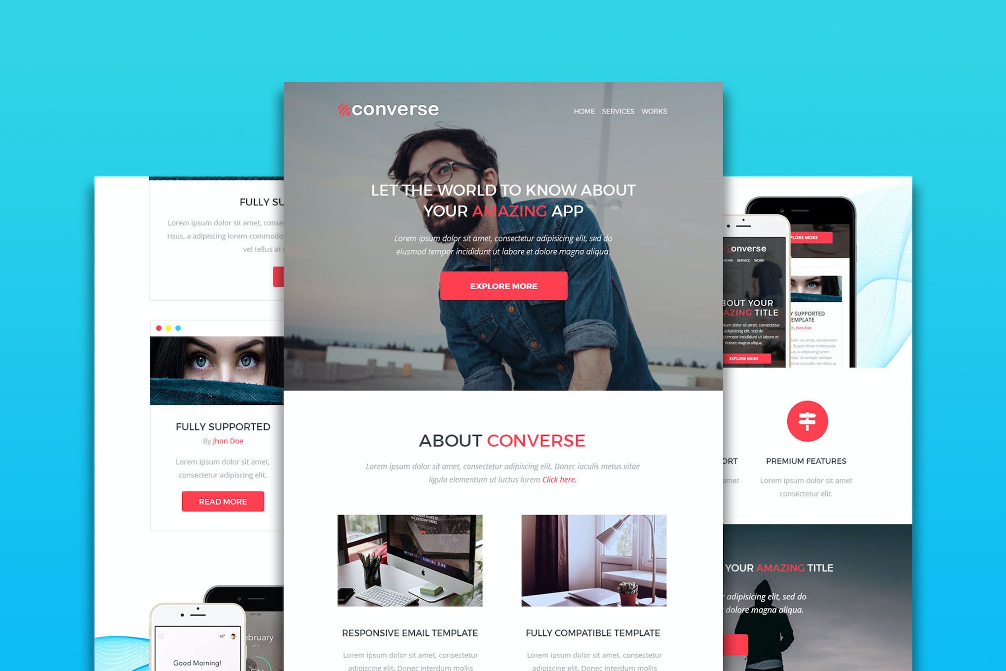 Converse – Responsive Email Template