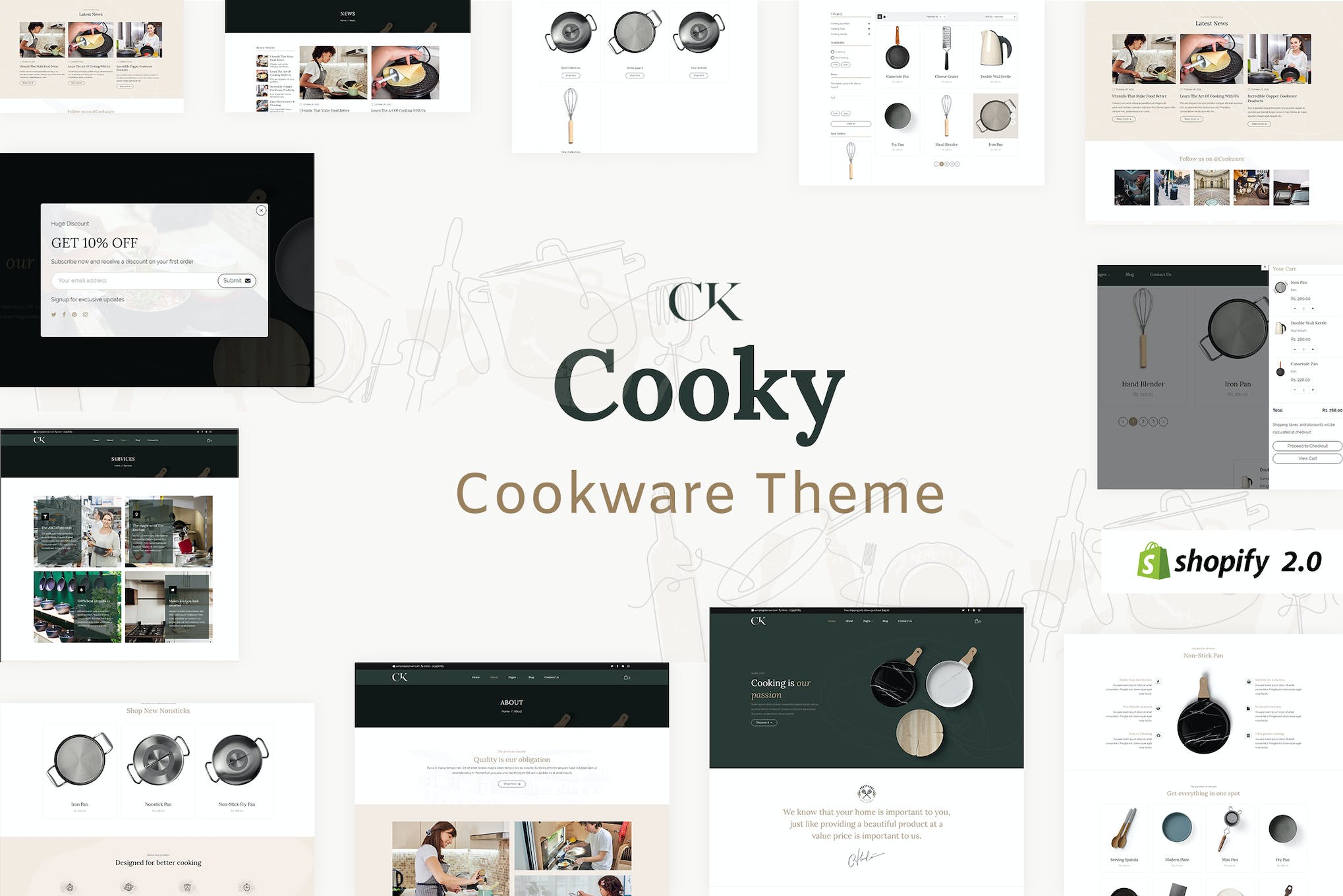 Cooky – Kitchen Tools & Furniture Shopify Theme