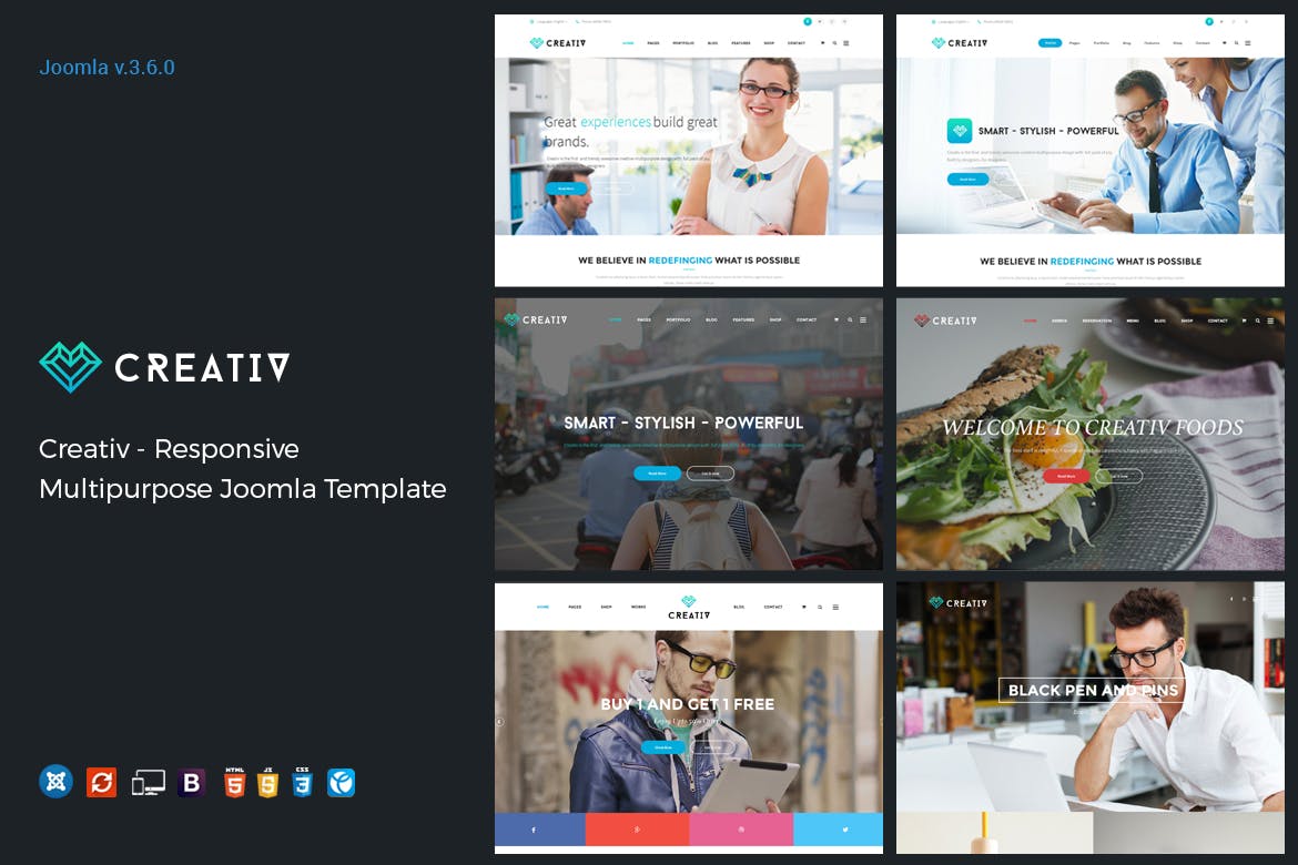 Creativ – Responsive Multipurpose Joomla Template