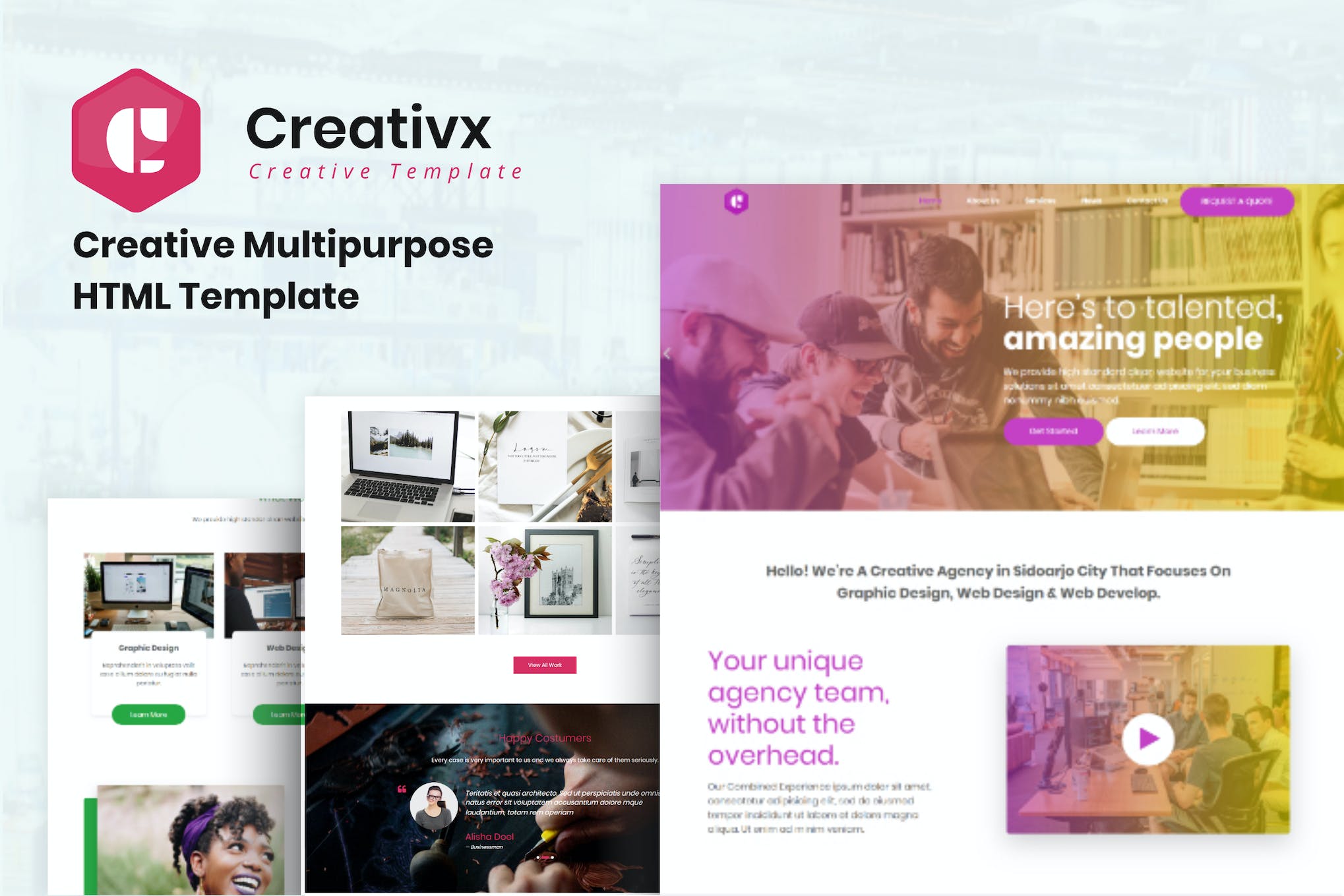 Creativx – Creative Multipurpose HTML Template