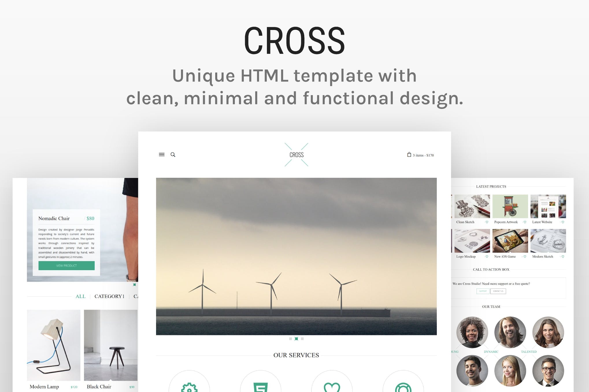 Cross – Minimal HTML5 Template