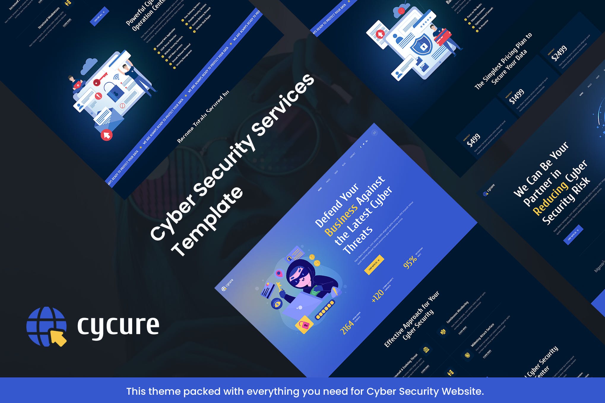 Cycure – Cyber Security Services Template