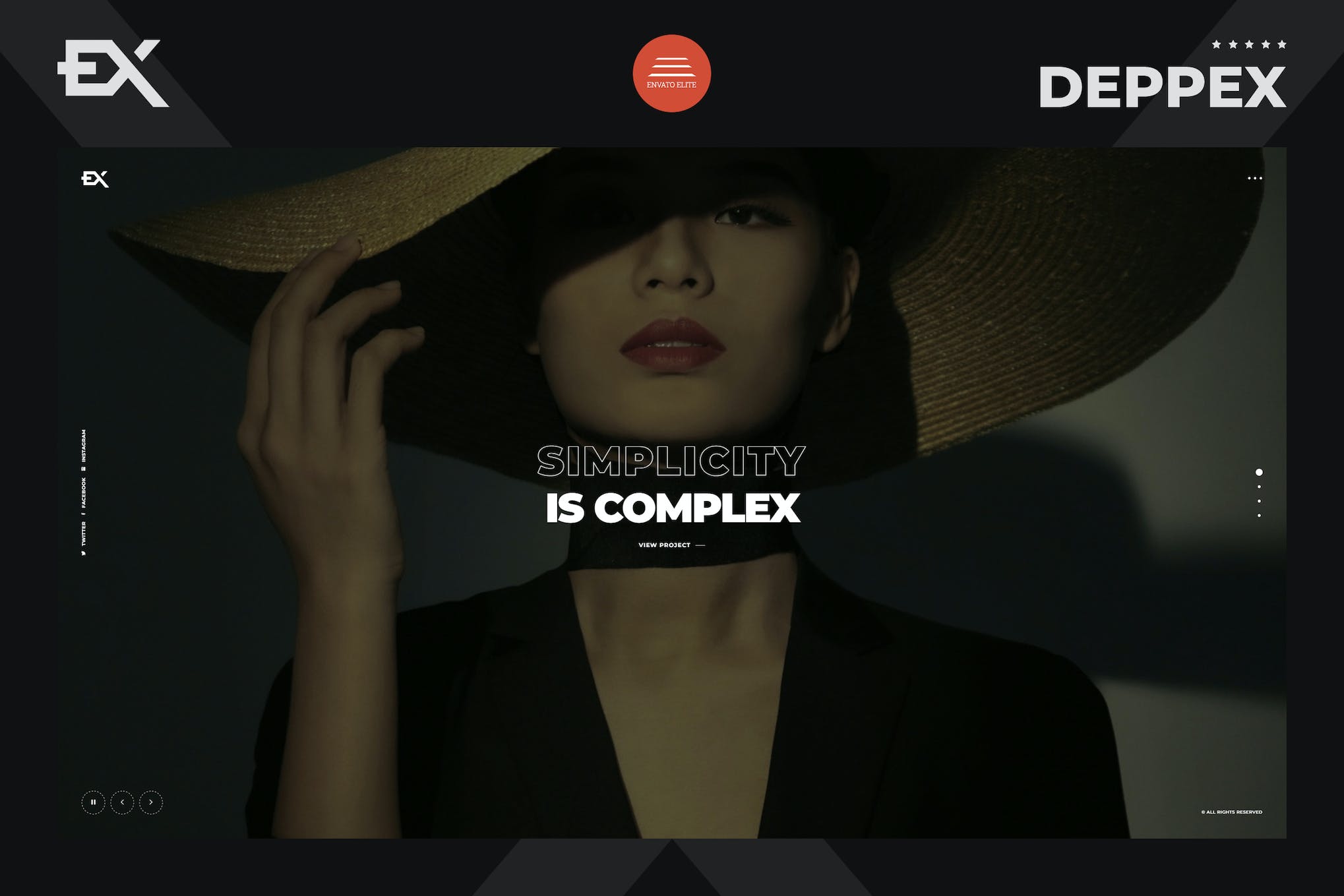 Deppex – Creative Showcase Portfolio Template