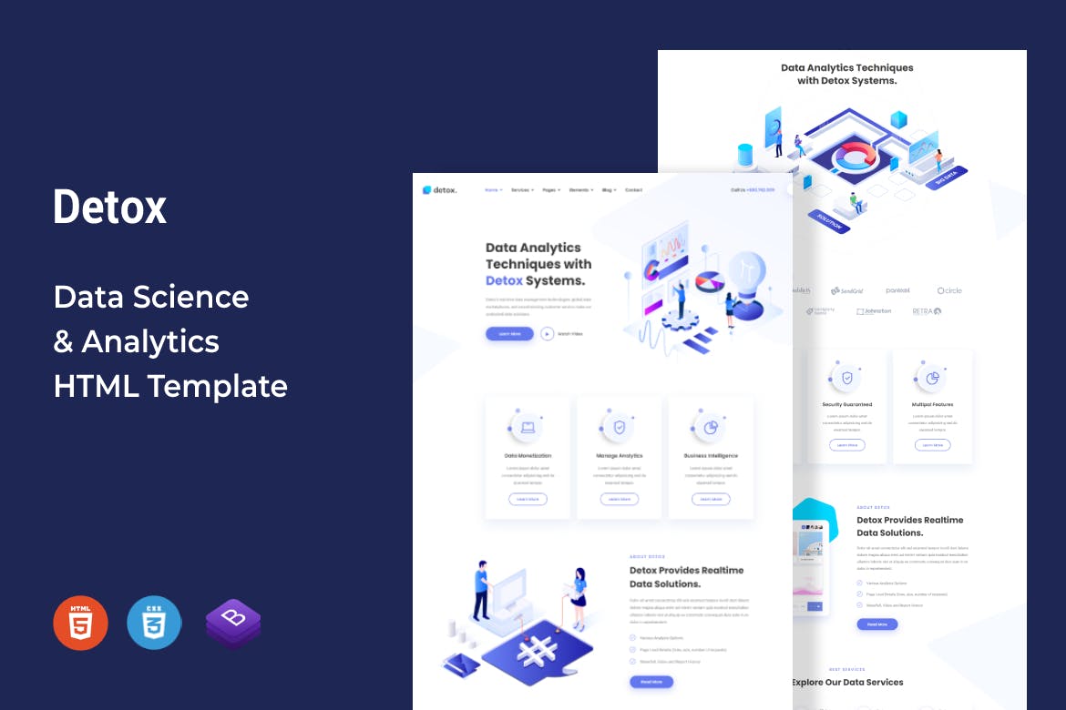 Detox – Data Science & Analytics HTML Template