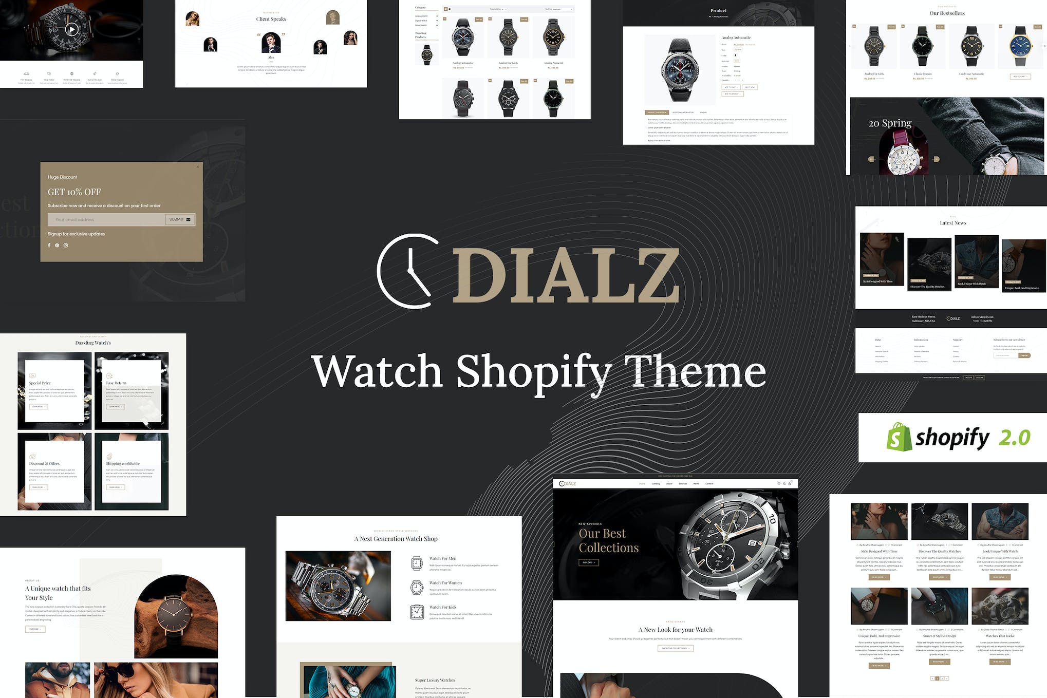 Dialz – Watch Store Shopify Theme