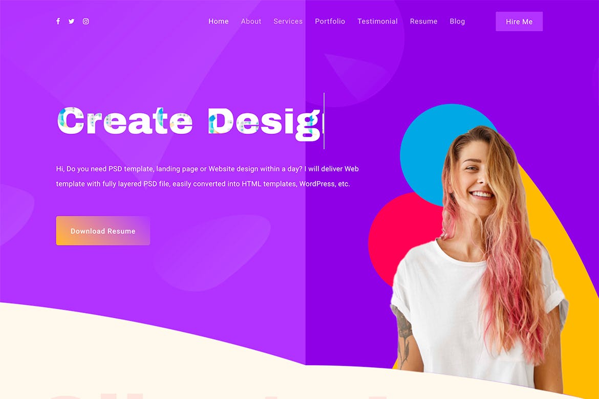 Dolio – Personal Portfolio Template