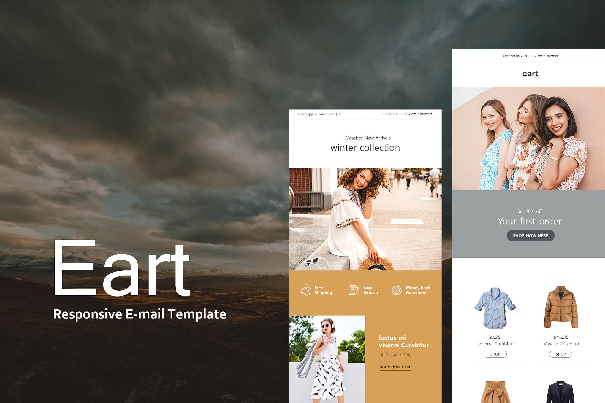 Eart Mail – Ecommerce Responsive E-mail Template