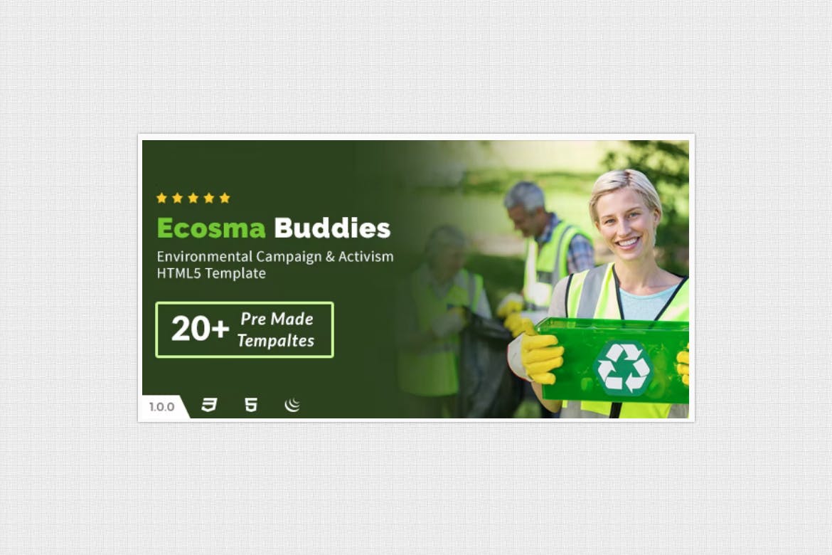 Ecosma Buddies – Environmental Campaign Template