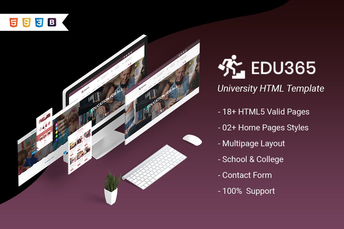 Edu365 | University HTML Template