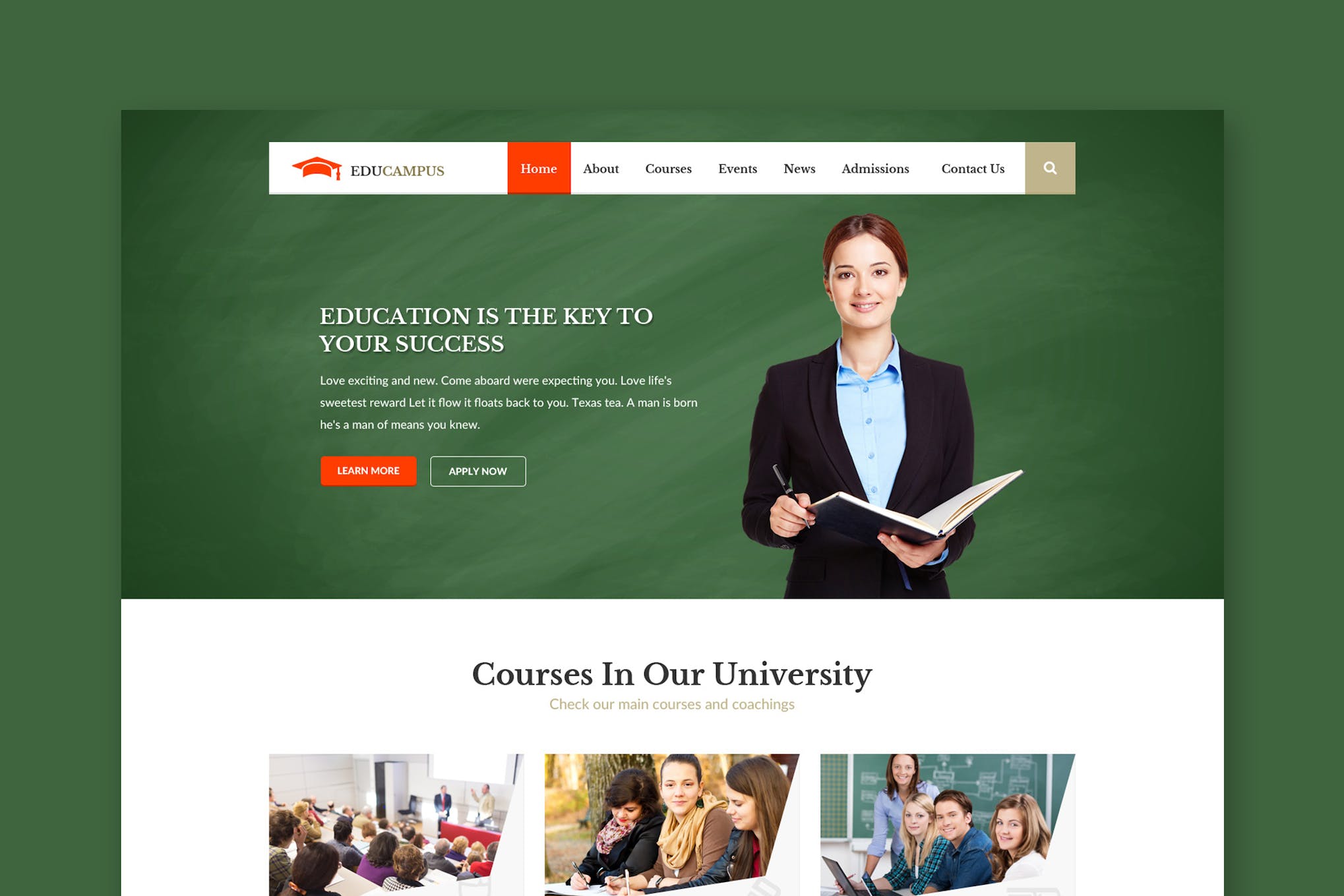 Educampus – Education & University HTML Template