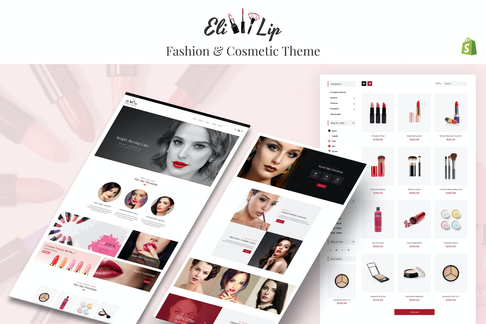 Eli – Lipstick & Nail Polish Store Shopify Theme