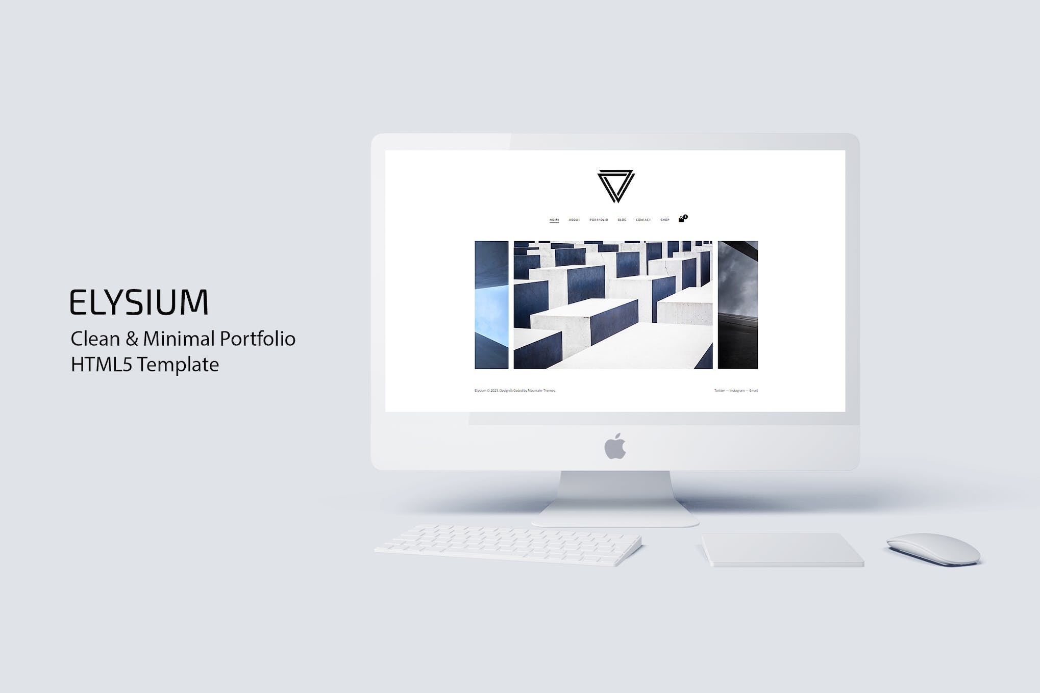 Elysium – Clean & Minimal Portfolio HTML5 Template