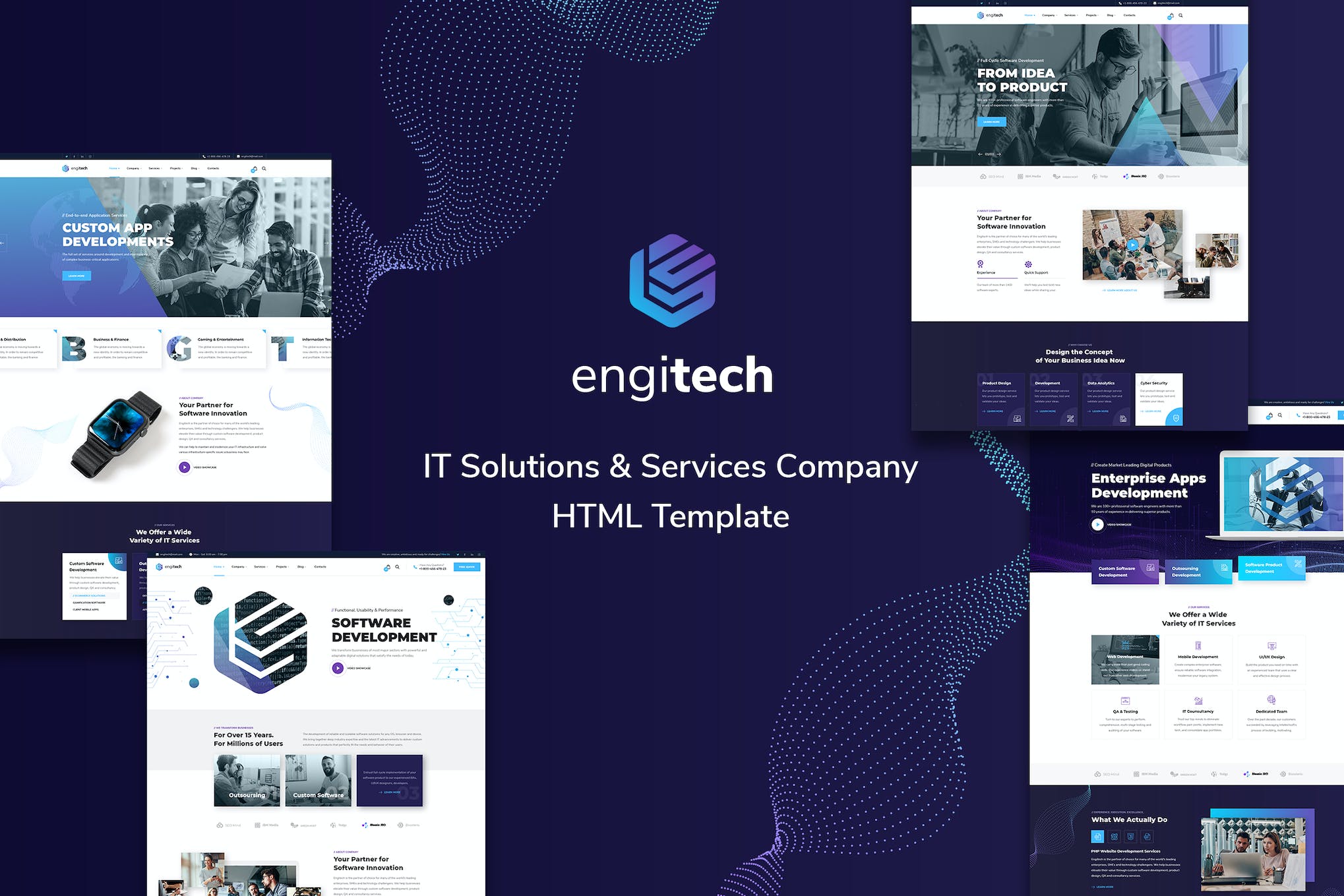 Engitech – IT Solutions & Services HTML5 Template