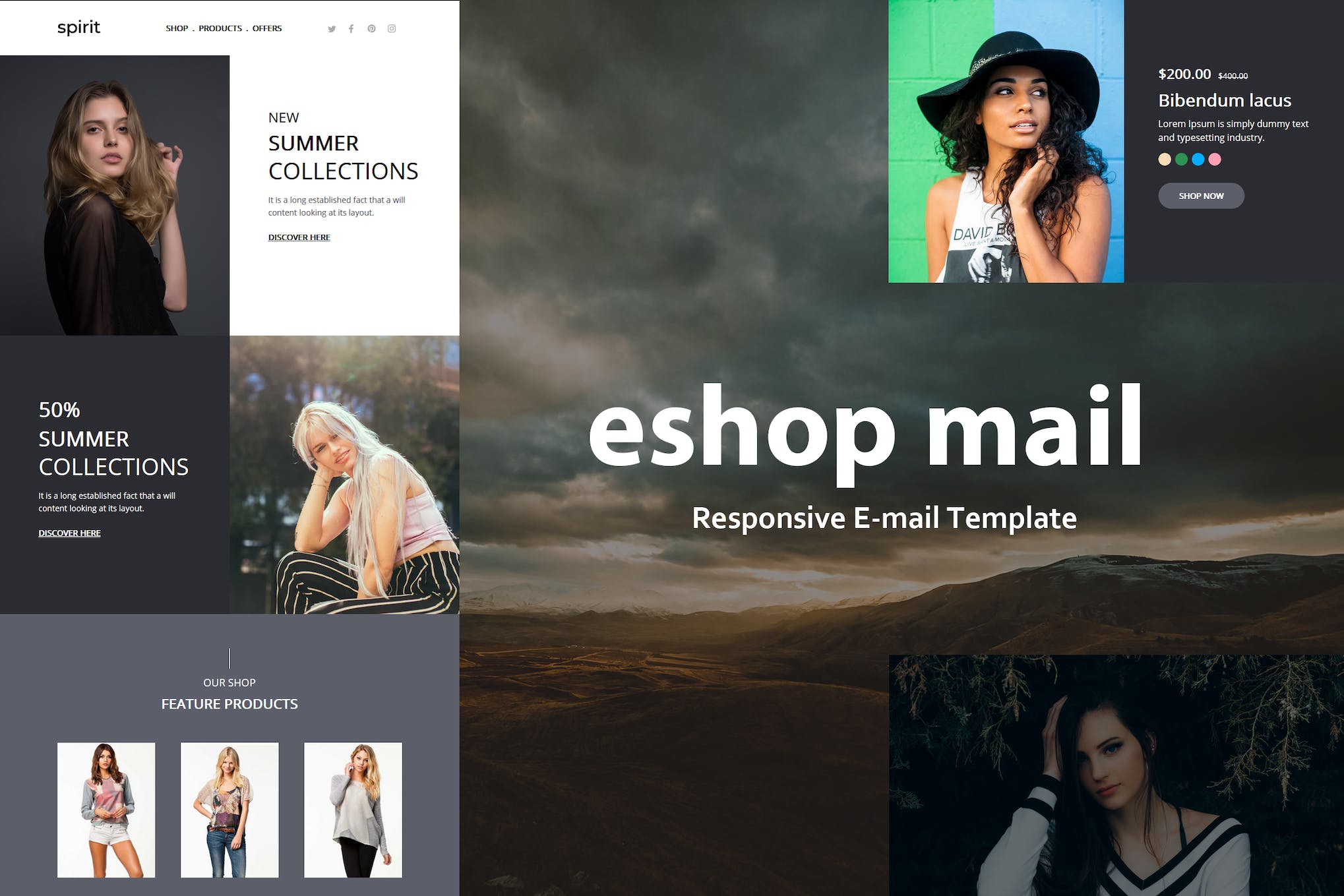 Eshop Mail – Responsive E-mail Template