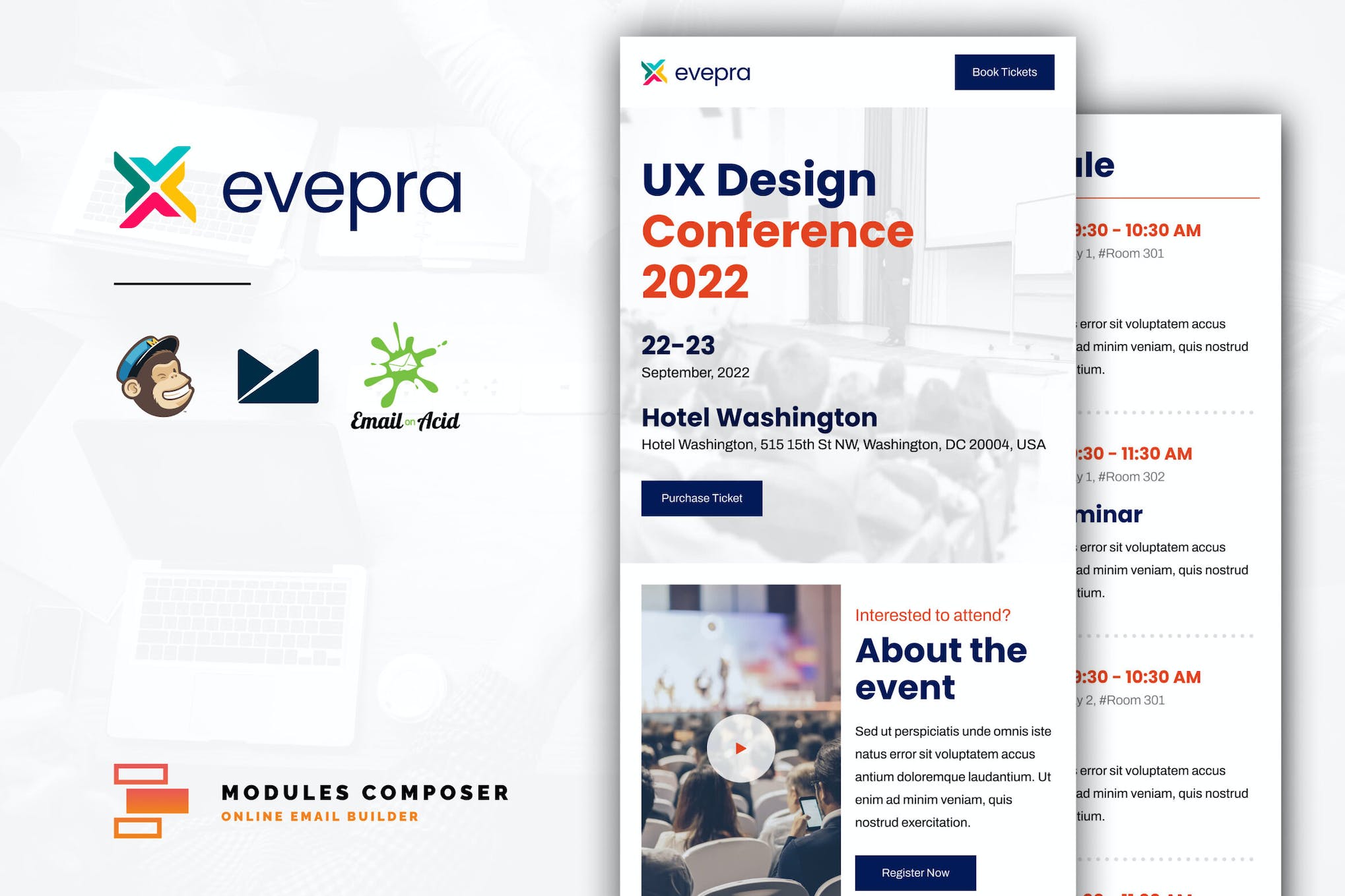 Evepra – Event / Conference Responsive Email