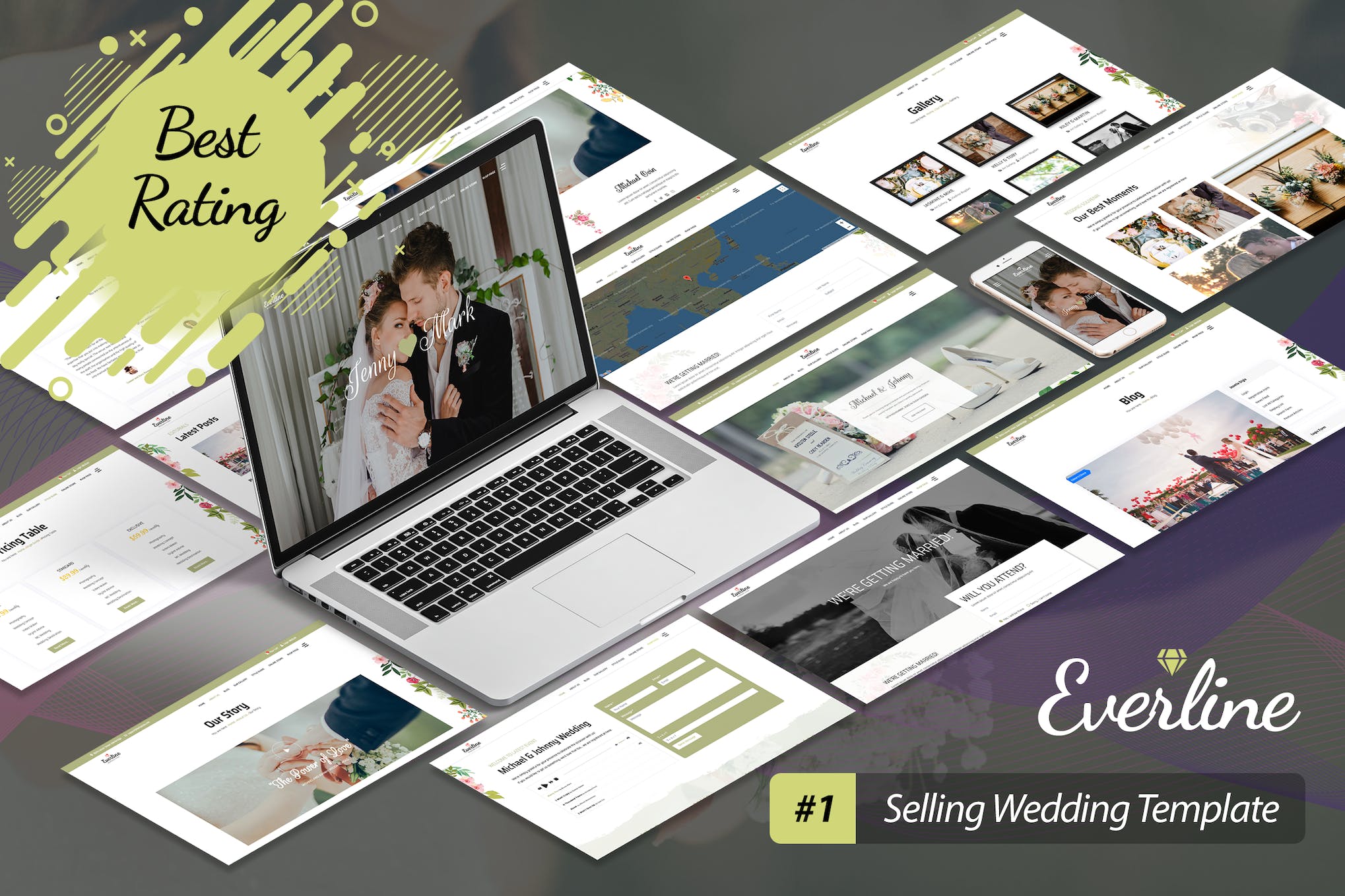 Everline – Wedding Joomla 4 Template