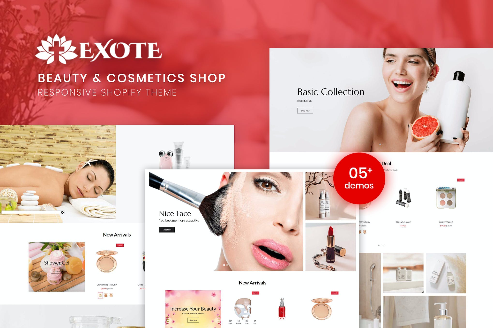 Exote – Beauty & Cosmetics Shopify Theme