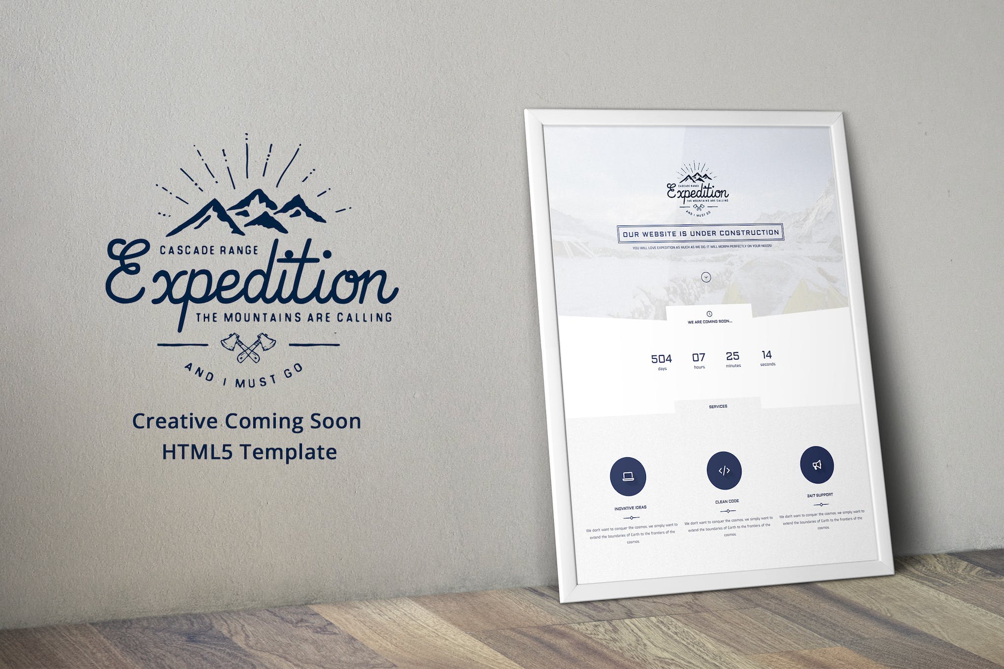 Expedition – Creative Coming Soon HTML5 Template