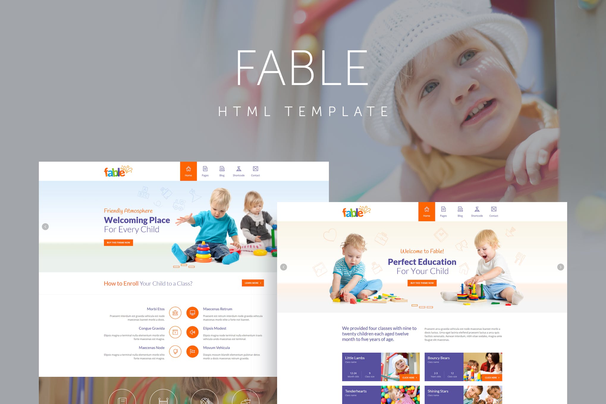 Fable – Children Kindergarten Template