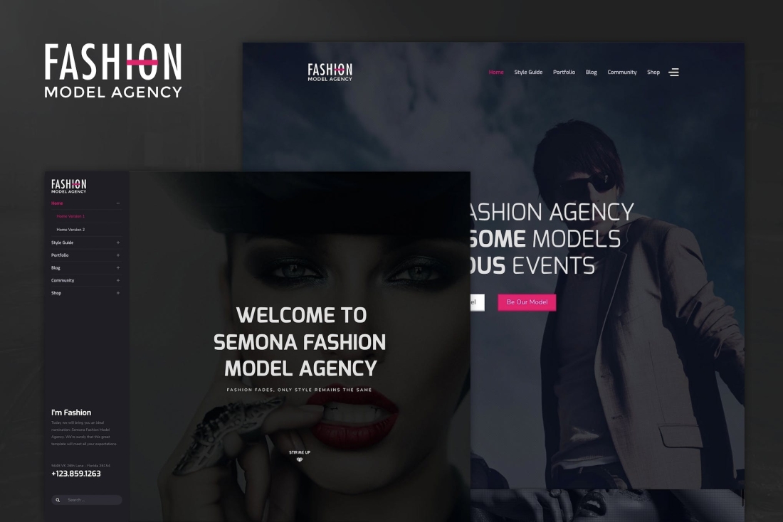 Fashion - Agency, Photograph Joomla 4 Template