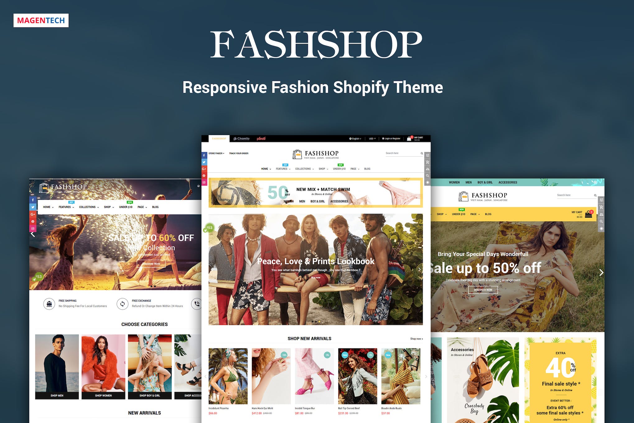 FashShop – Drag & Drop Bootstrap 4 Shopify Theme