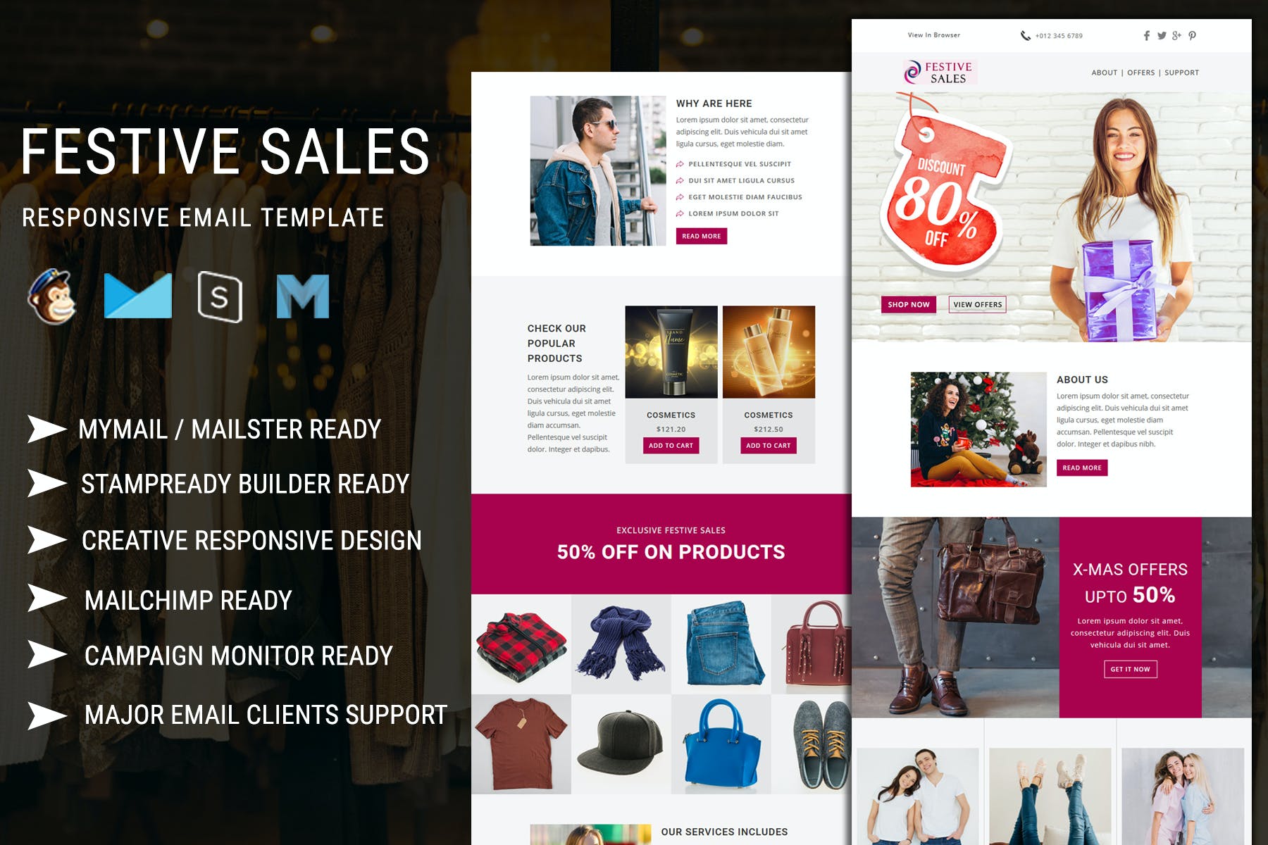 Festive Sales – Responsive Email Template