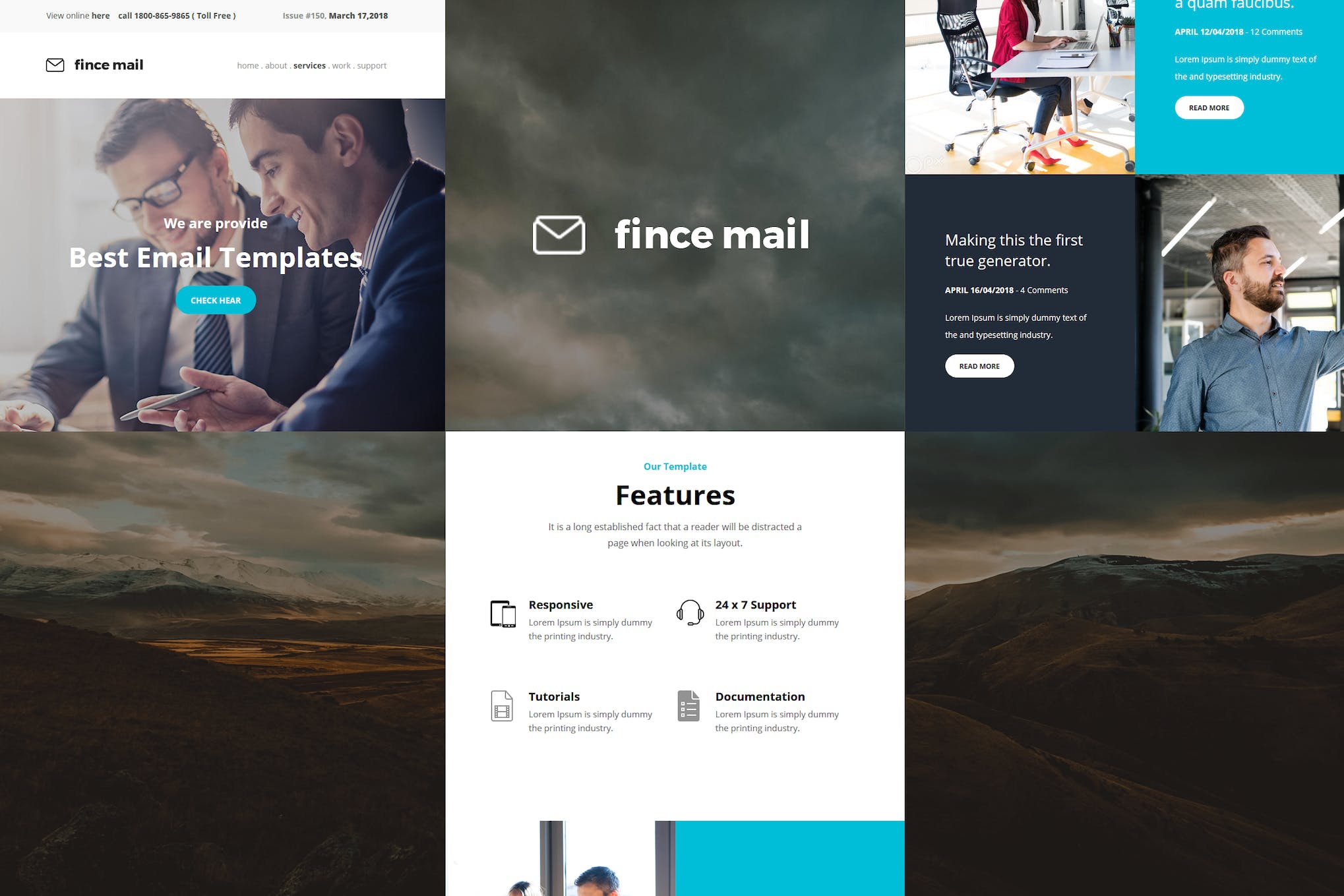 Fince Mail – Responsive E-mail Template