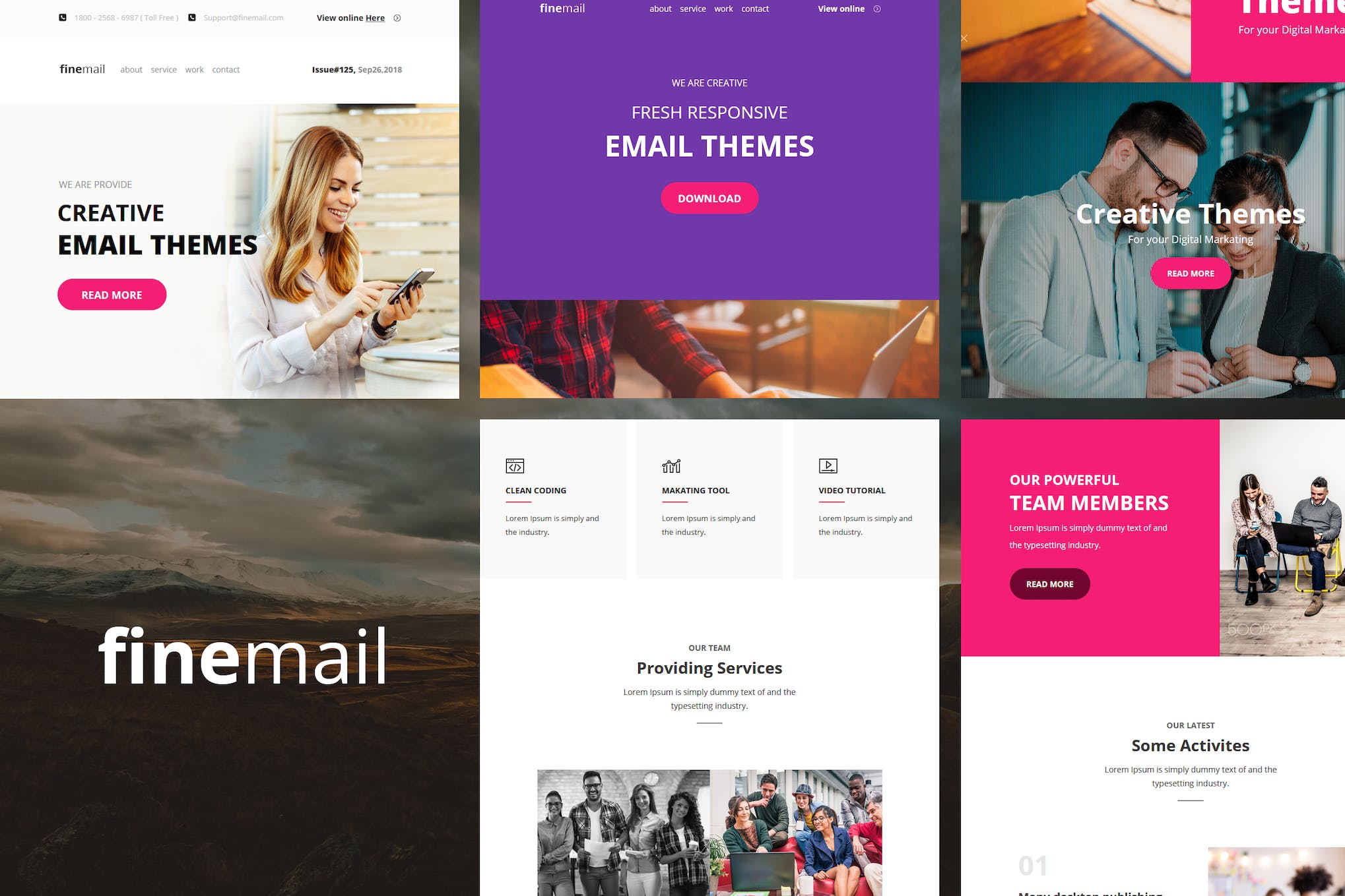 finemail – 60+ Modules E-mail Templates